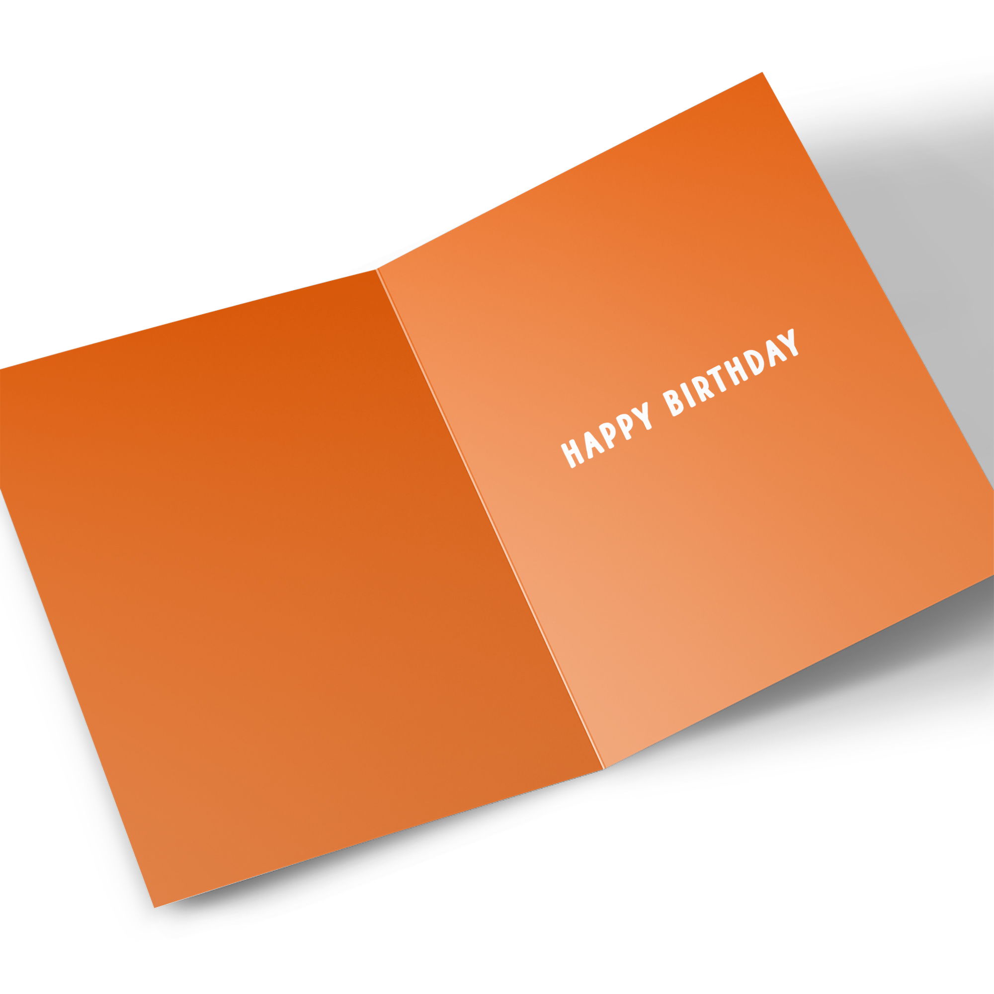 1st Birthday Card - Orange Glasses Monkey