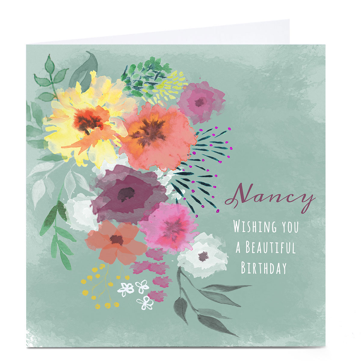 Personalised Emma Isaacs Birthday Card - Beautiful Birthday 