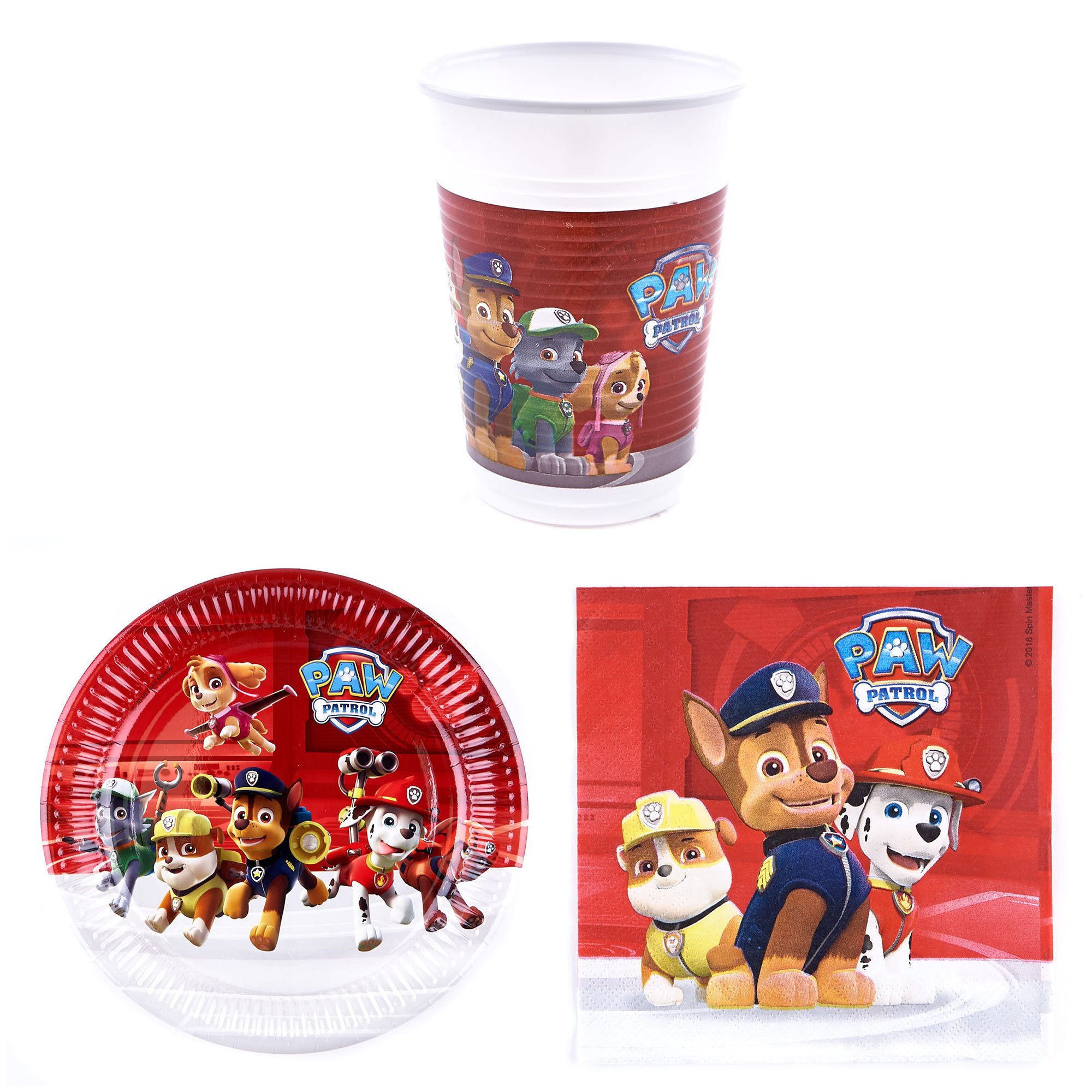 Paw Patrol Party Tableware - Bundle - 8 Guests