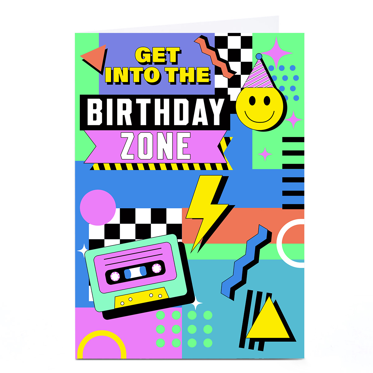 Birthday Card - Get Into The Birthday Zone