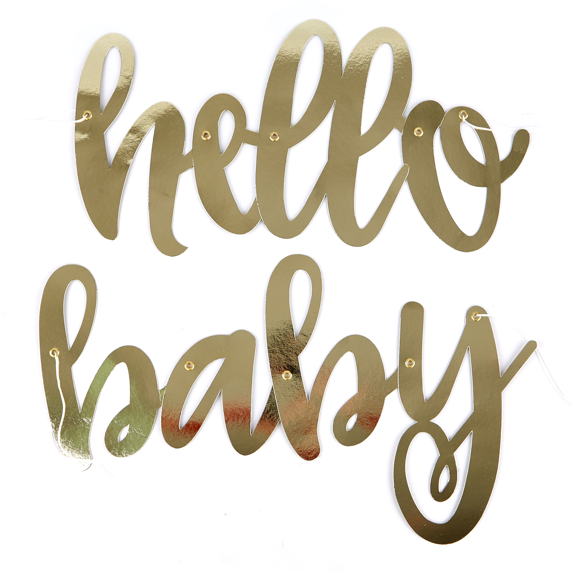 Hello Baby Party Tableware & Decoration Bundle - 16 Guests