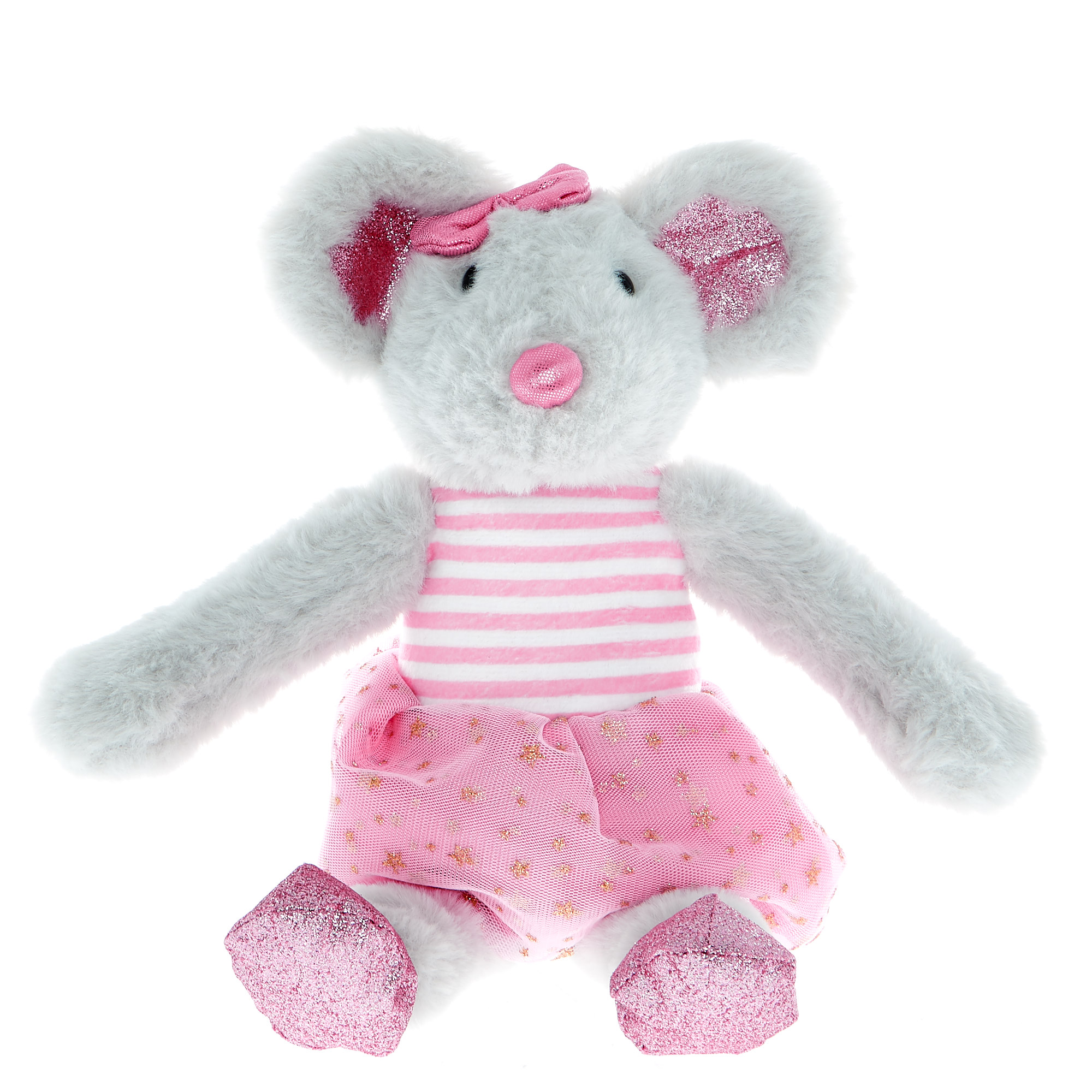 Mouse In A Dress Soft Toy