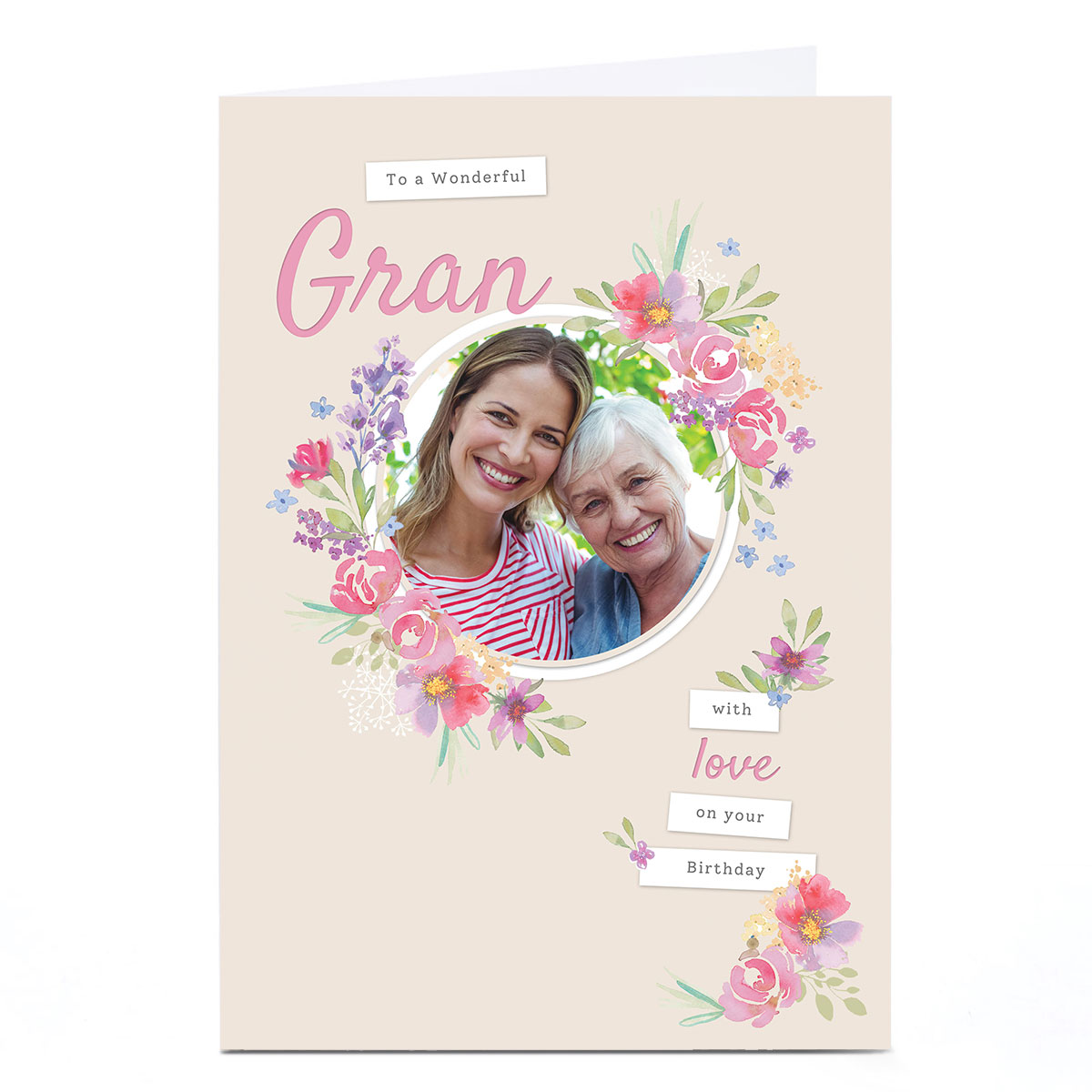 Personalised Kerry Spurling Birthday Card - Gran