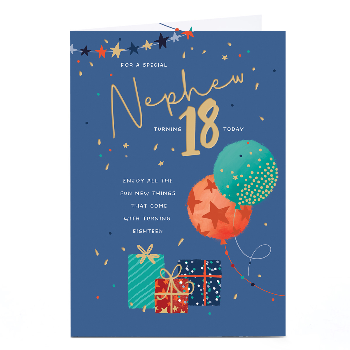 18th Birthday Card - Enjoy All The Fun Things, Nephew