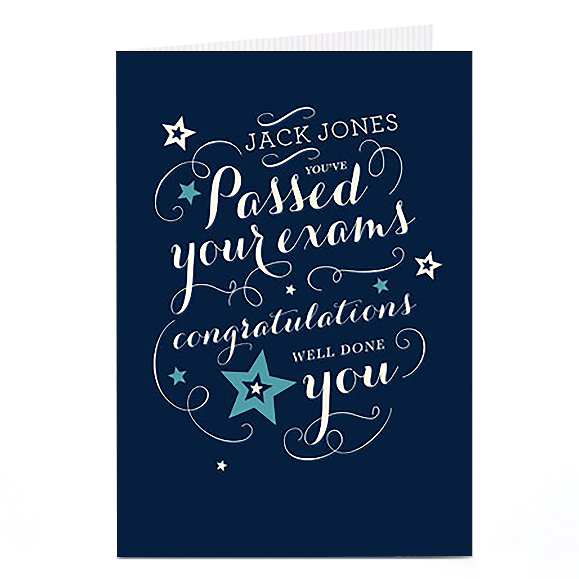 Personalised Congratulations Card - You've Passed Your Exams!