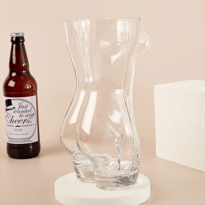 Cheeky Torso Glass & Ornament