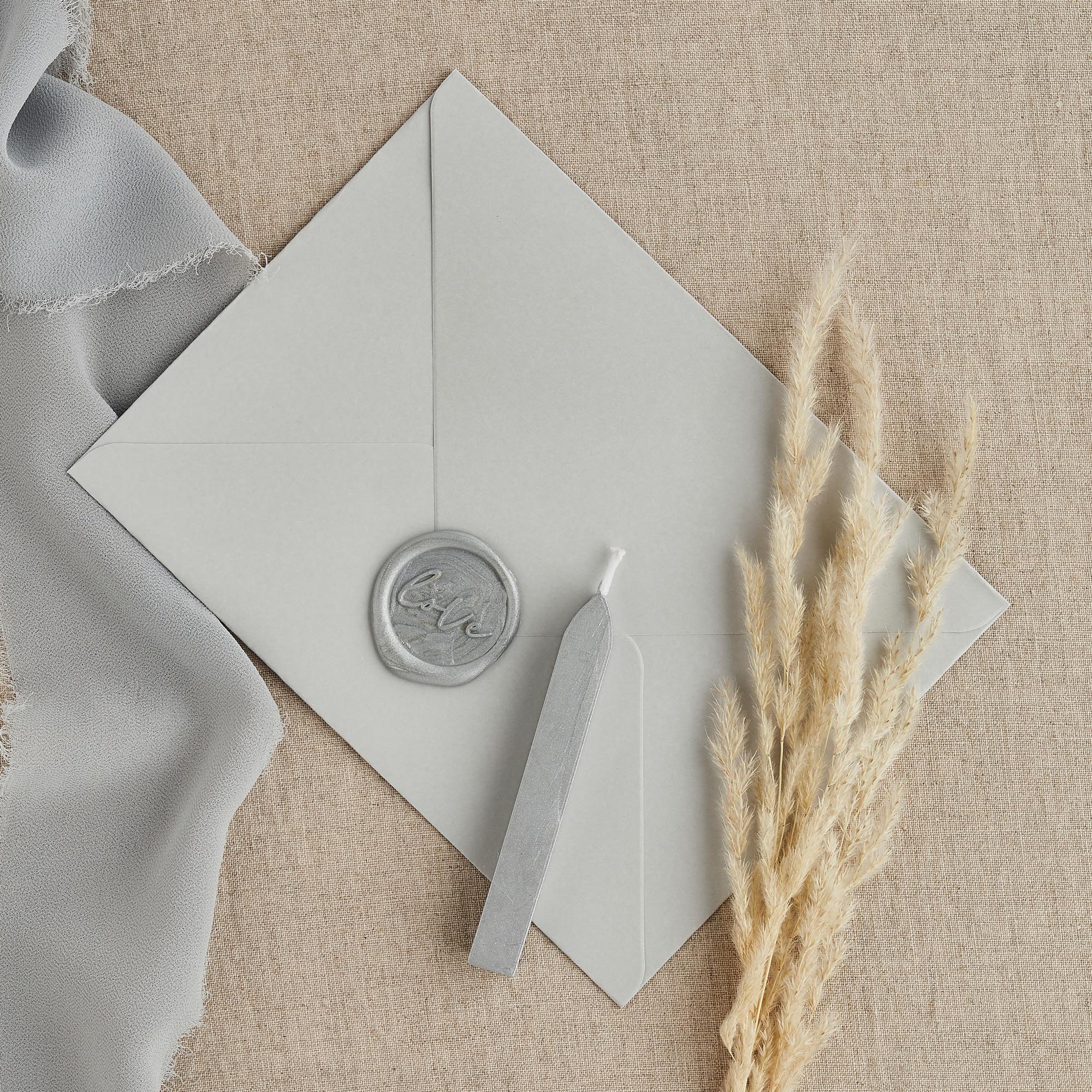 Silver Seal Wax - Pack of 3