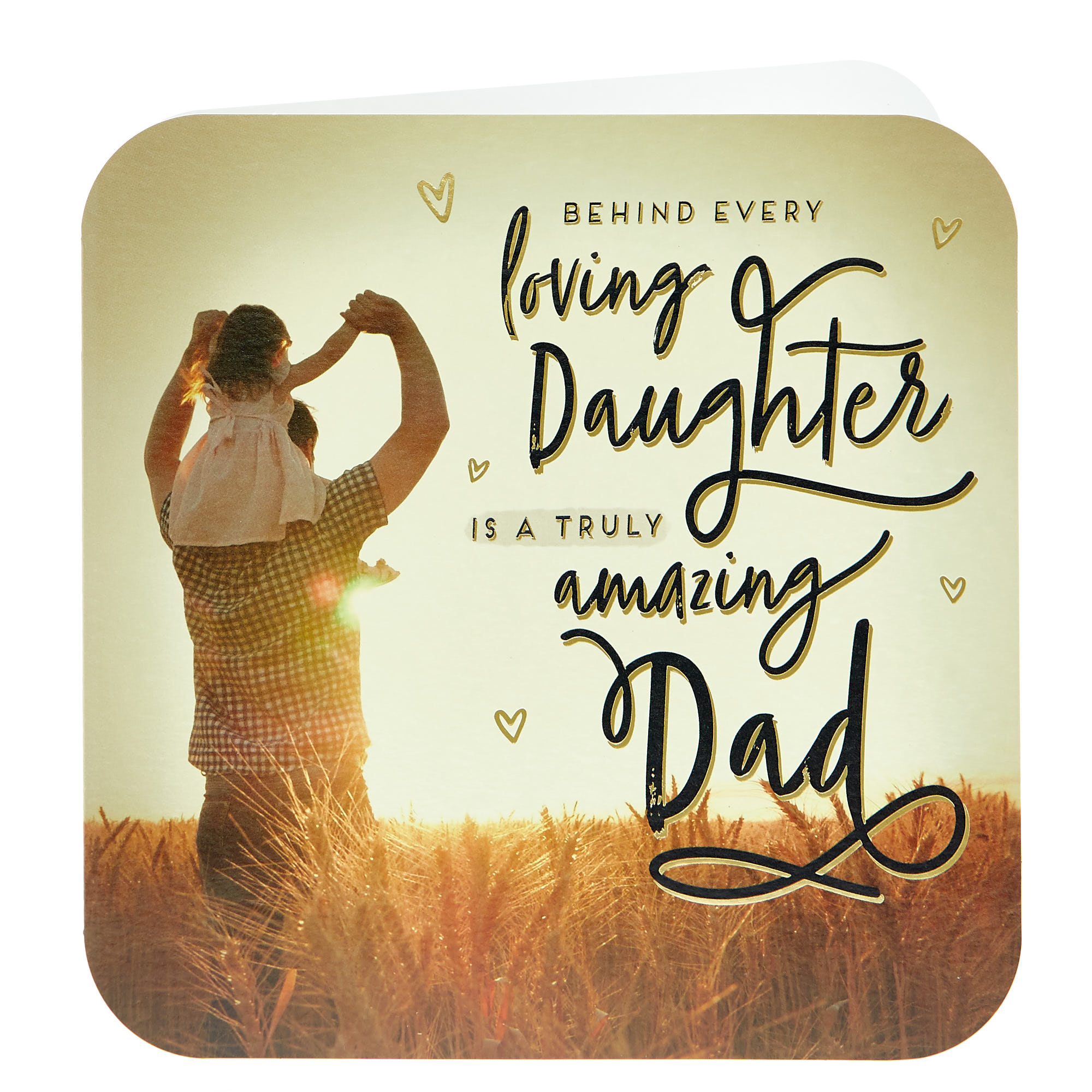Platinum Collection Father's Day Card - Dad From Daughter