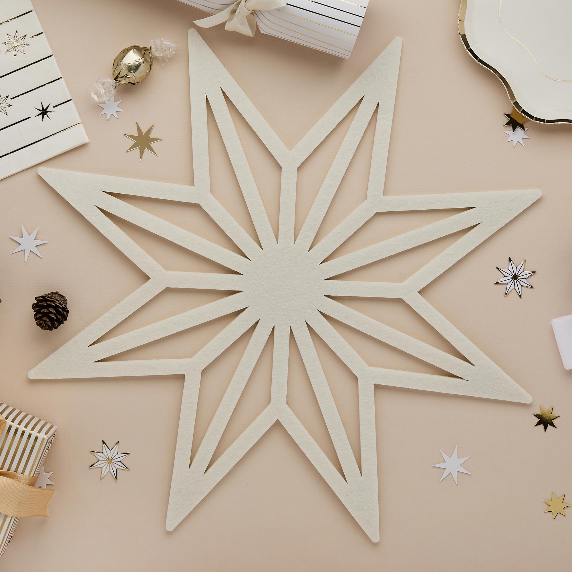 Star Felt Place Mats - Pack of 4