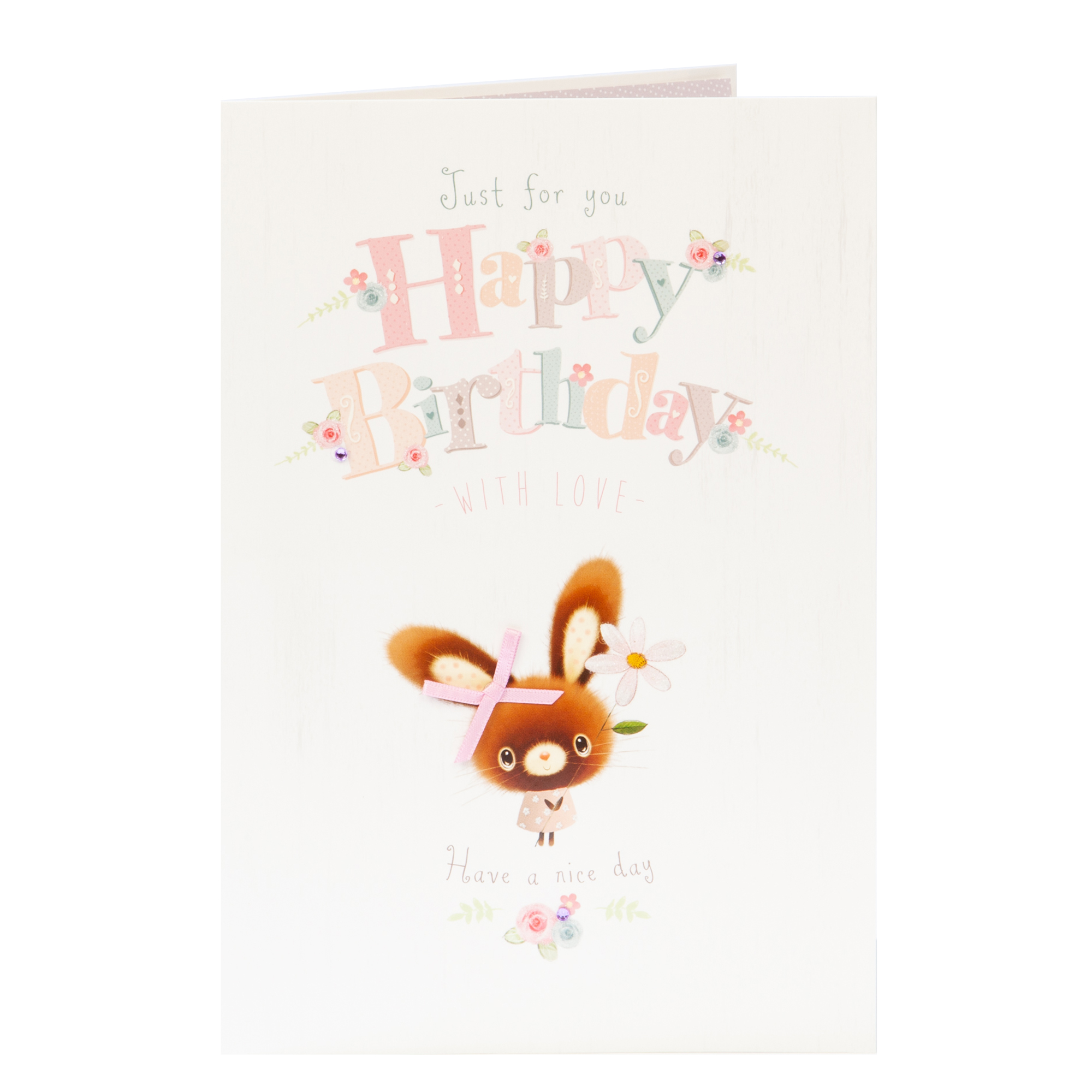 Birthday Card - Have A Nice Day With Love