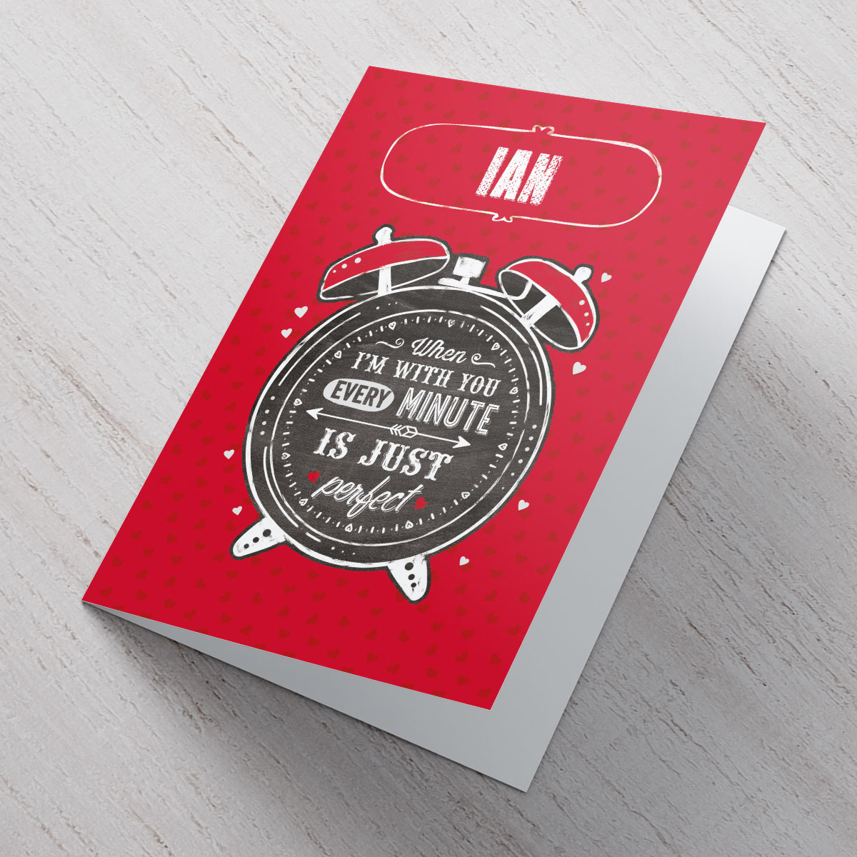 Personalised Card - Every Minute Is Perfect