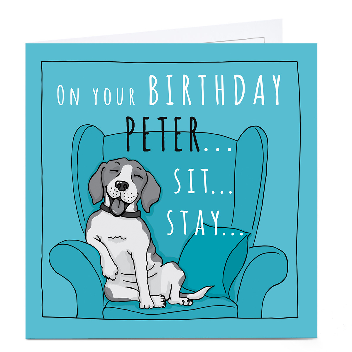 Personalised Totally Pawsome Birthday Card - On Your Birthday