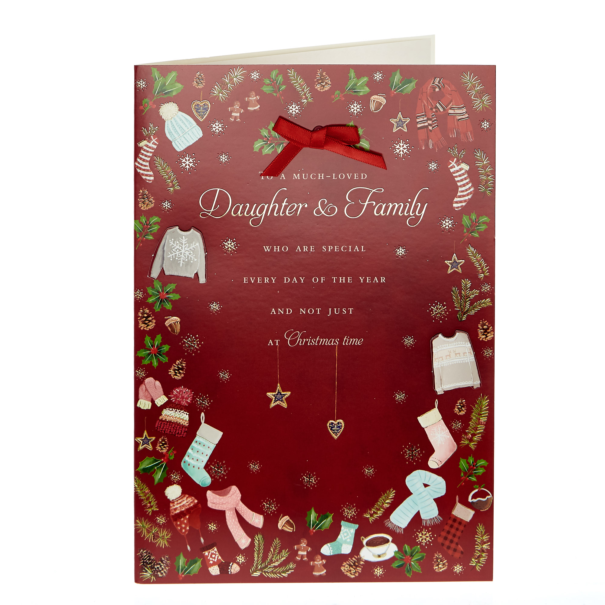 Christmas Card - Much-Loved Daughter & Family 
