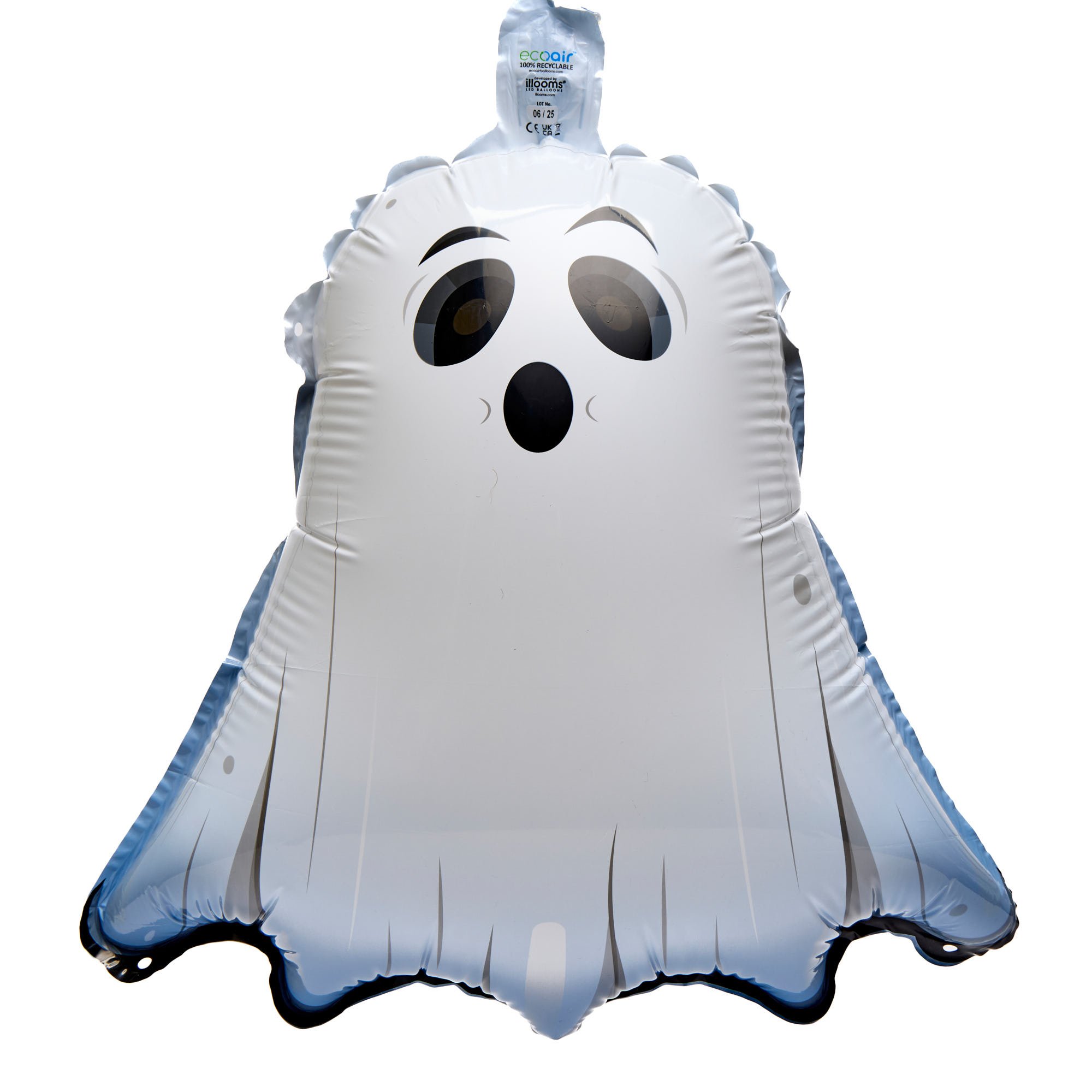 illooms Air-Fill Light-Up Ghost Balloon