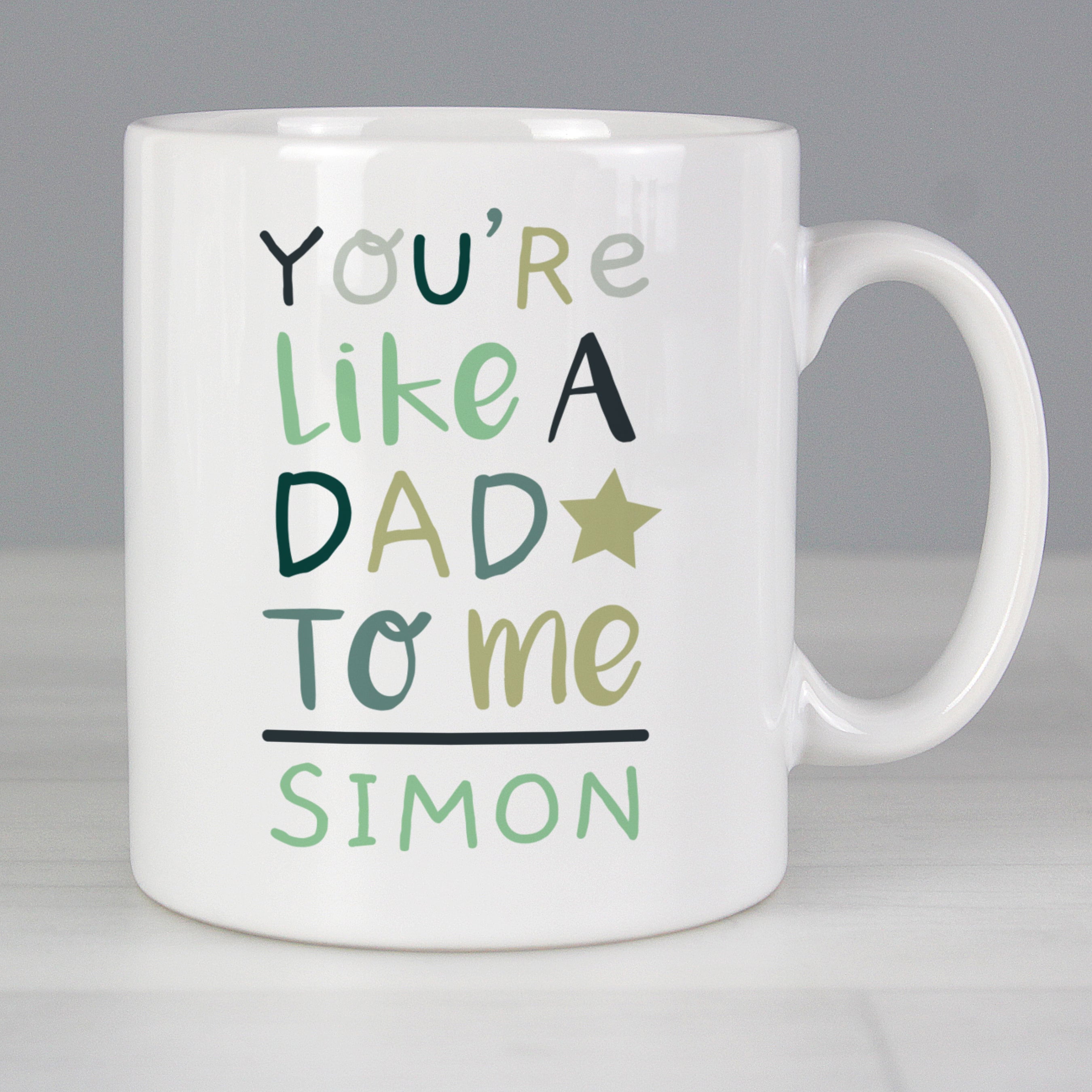 Personalised You're Like a Dad to Me Mug