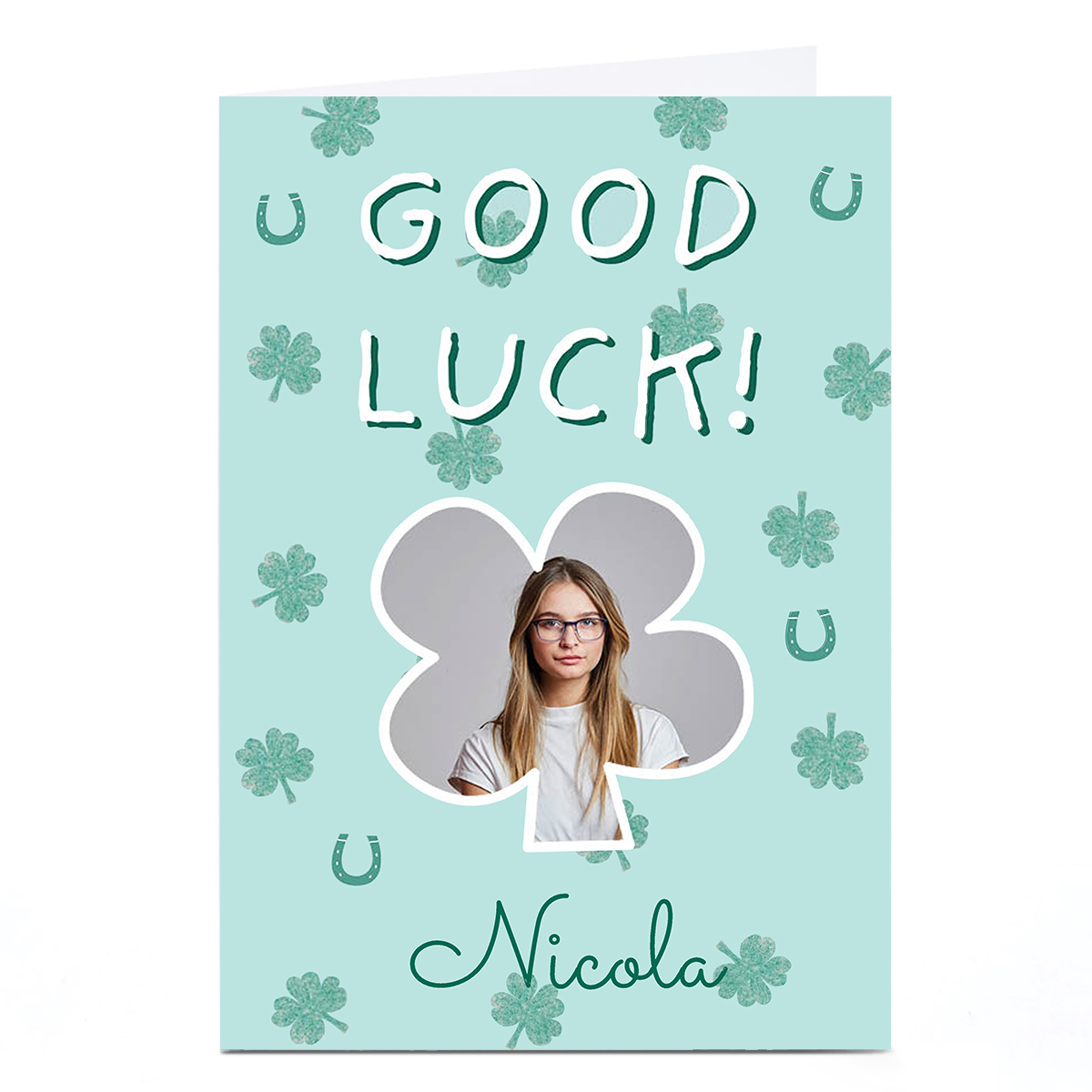 Photo Juniper & Rose Studio Good Luck Card - Clover