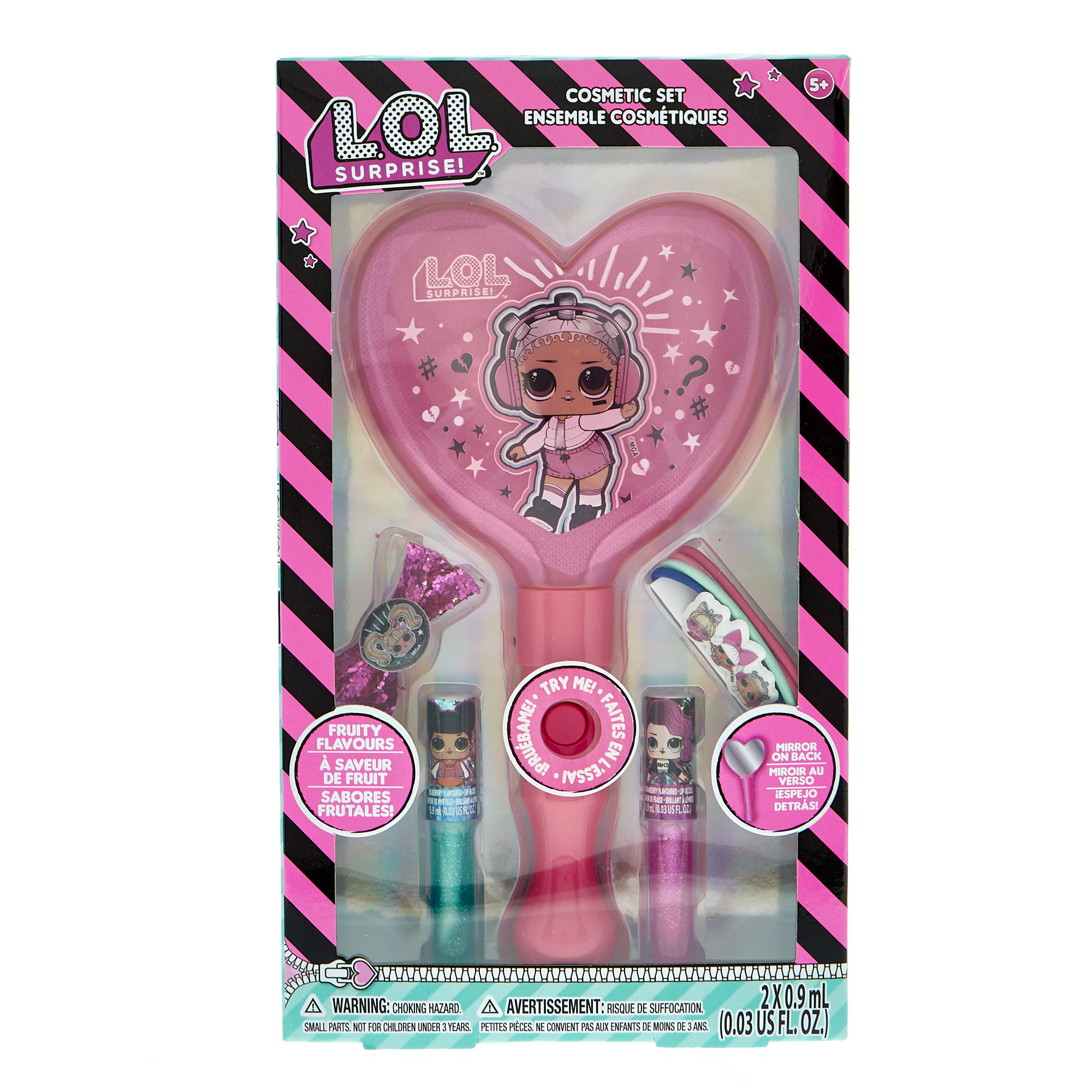 L.O.L!  Surprise Cosmetics Set & Light-Up Mirror