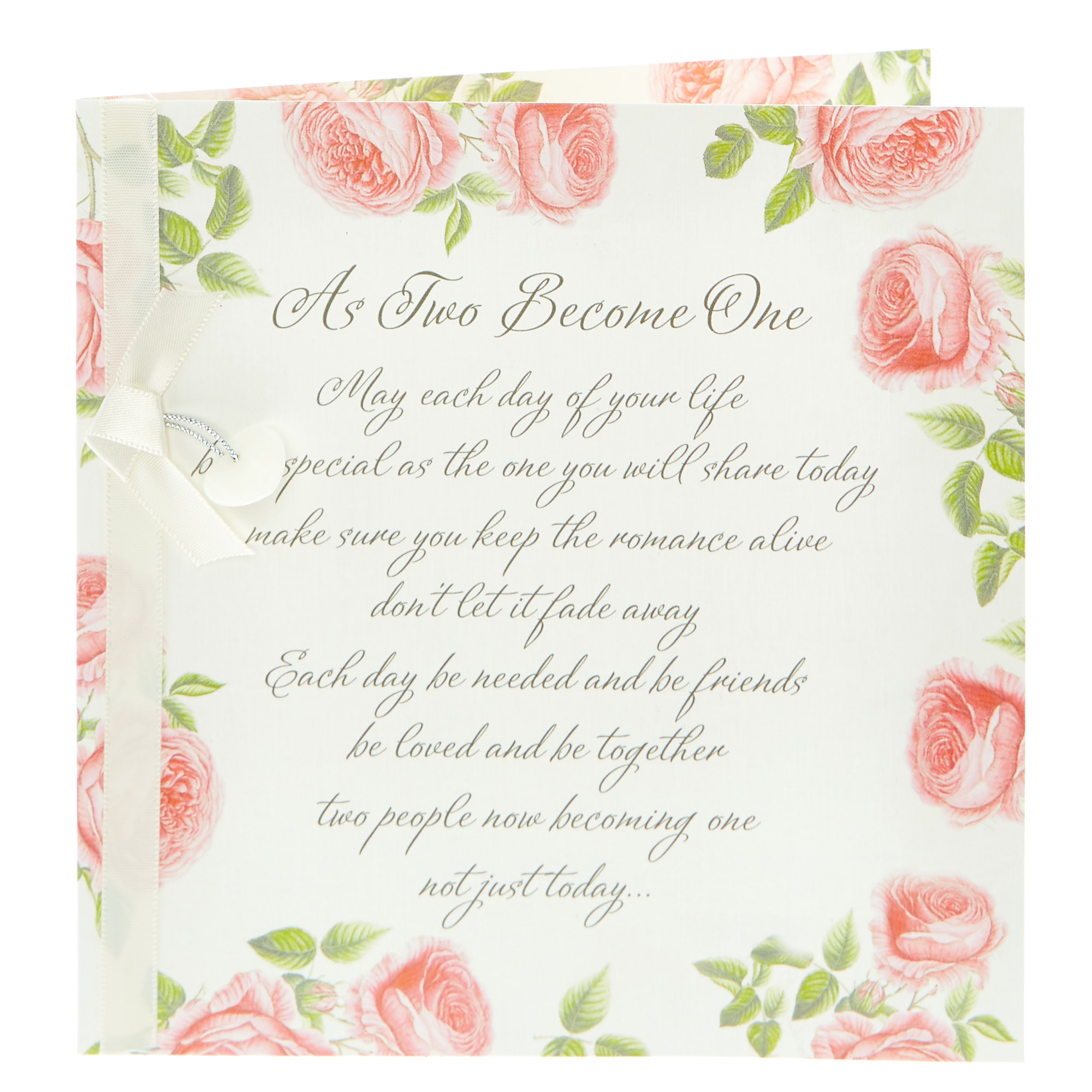 Boutique Collection Wedding Card - As Two Become One