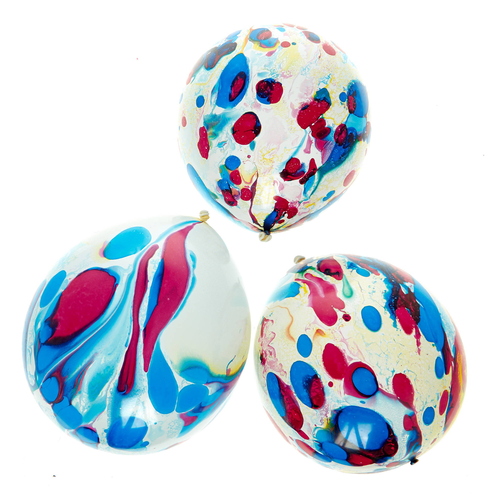 Latex Illooms Marble Light-Up Balloons - Pack of 5