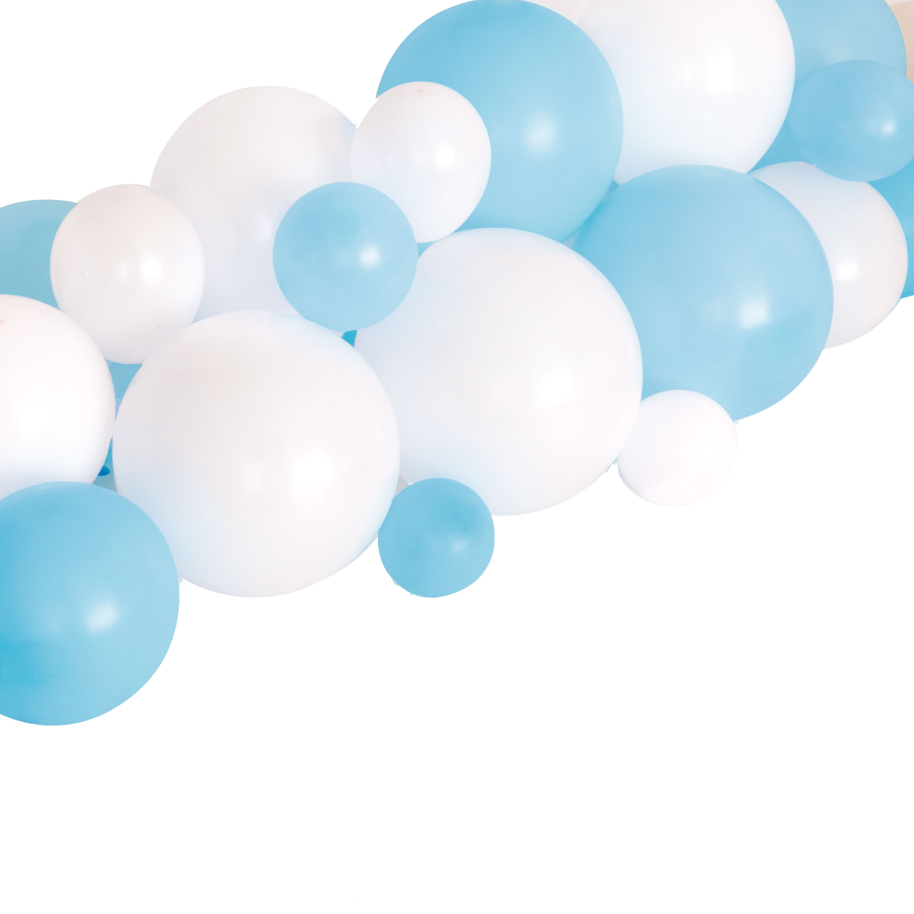 Blue & White Balloon Garland Table Runner Kit