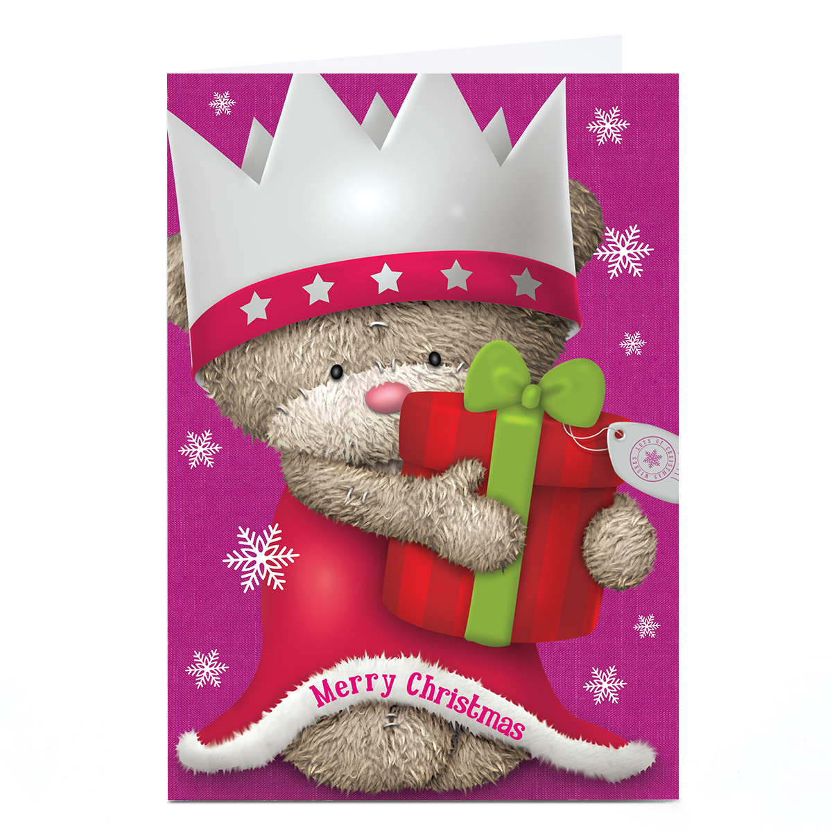 Personalised Christmas Card - HUGS - Merry Christmas