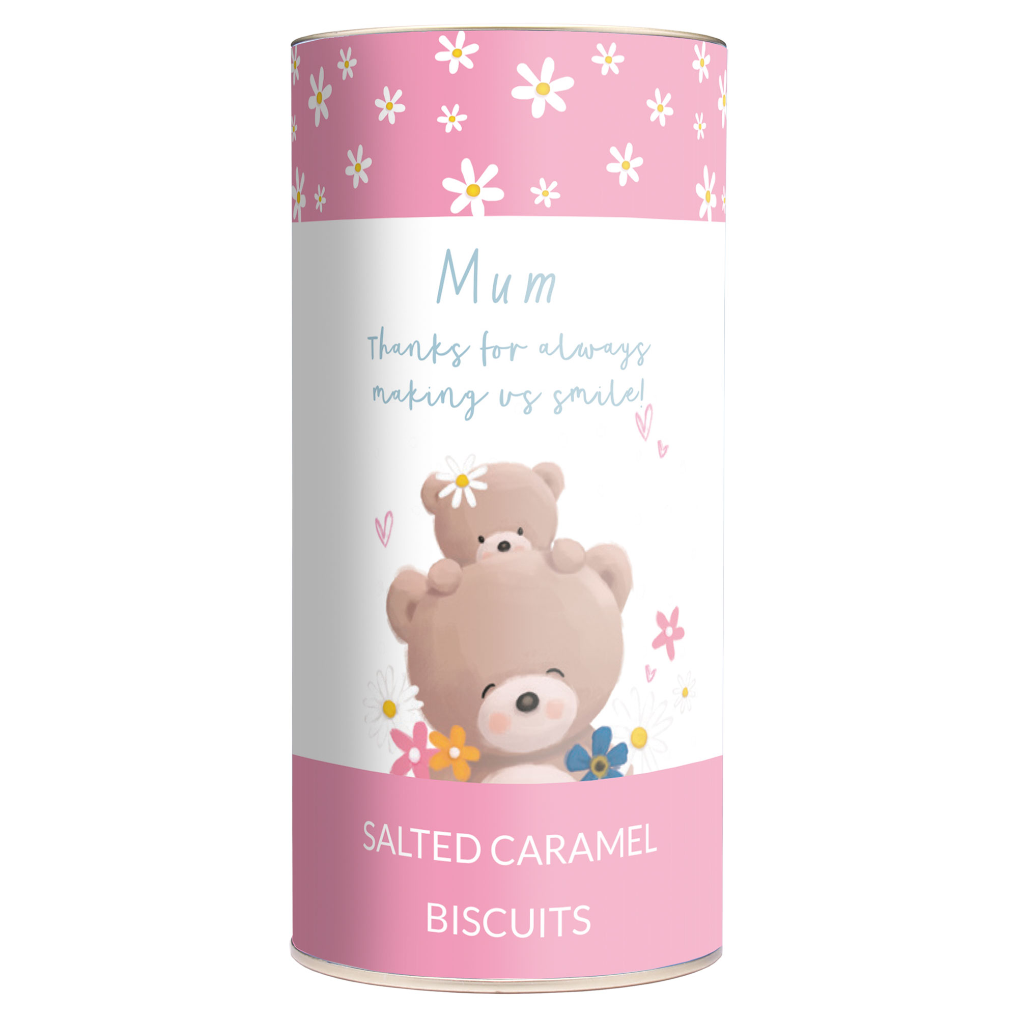 Mum Thanks For Always Making Us Smile Salted Caramel Biscuits