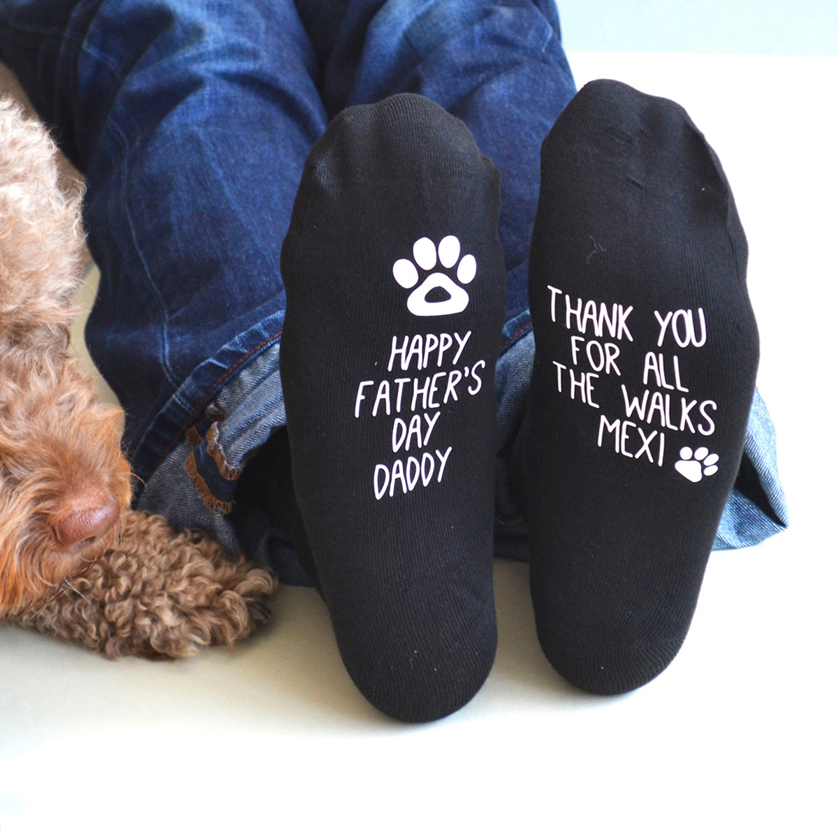 Personalised Socks - Father's Day From The Dog