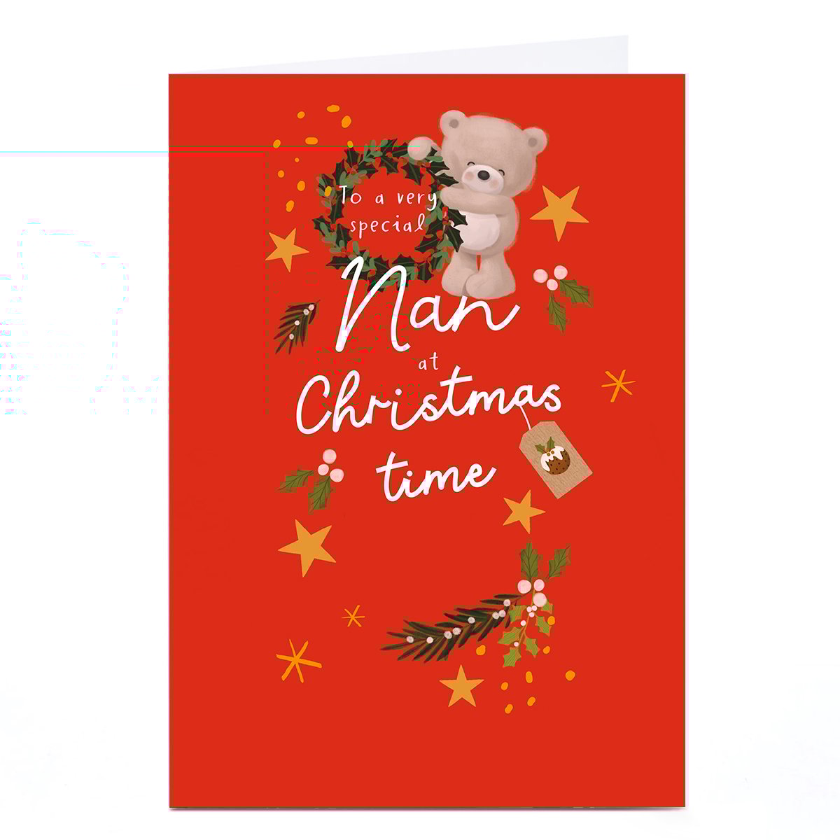 Hugs Christmas Card - A Very Special Nan