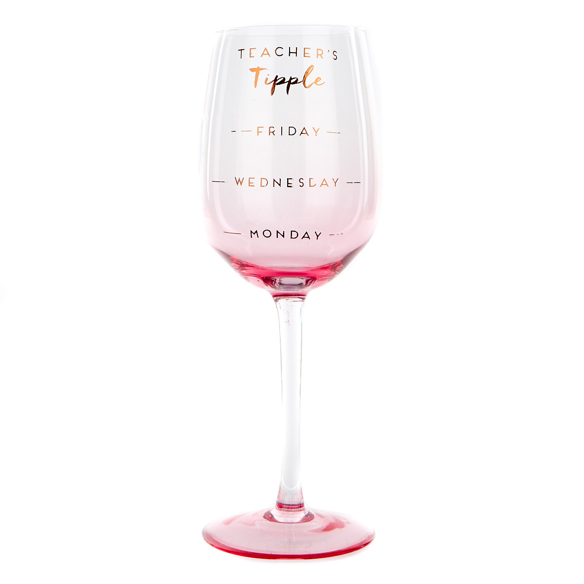 Teacher's Tipple Wine Glass