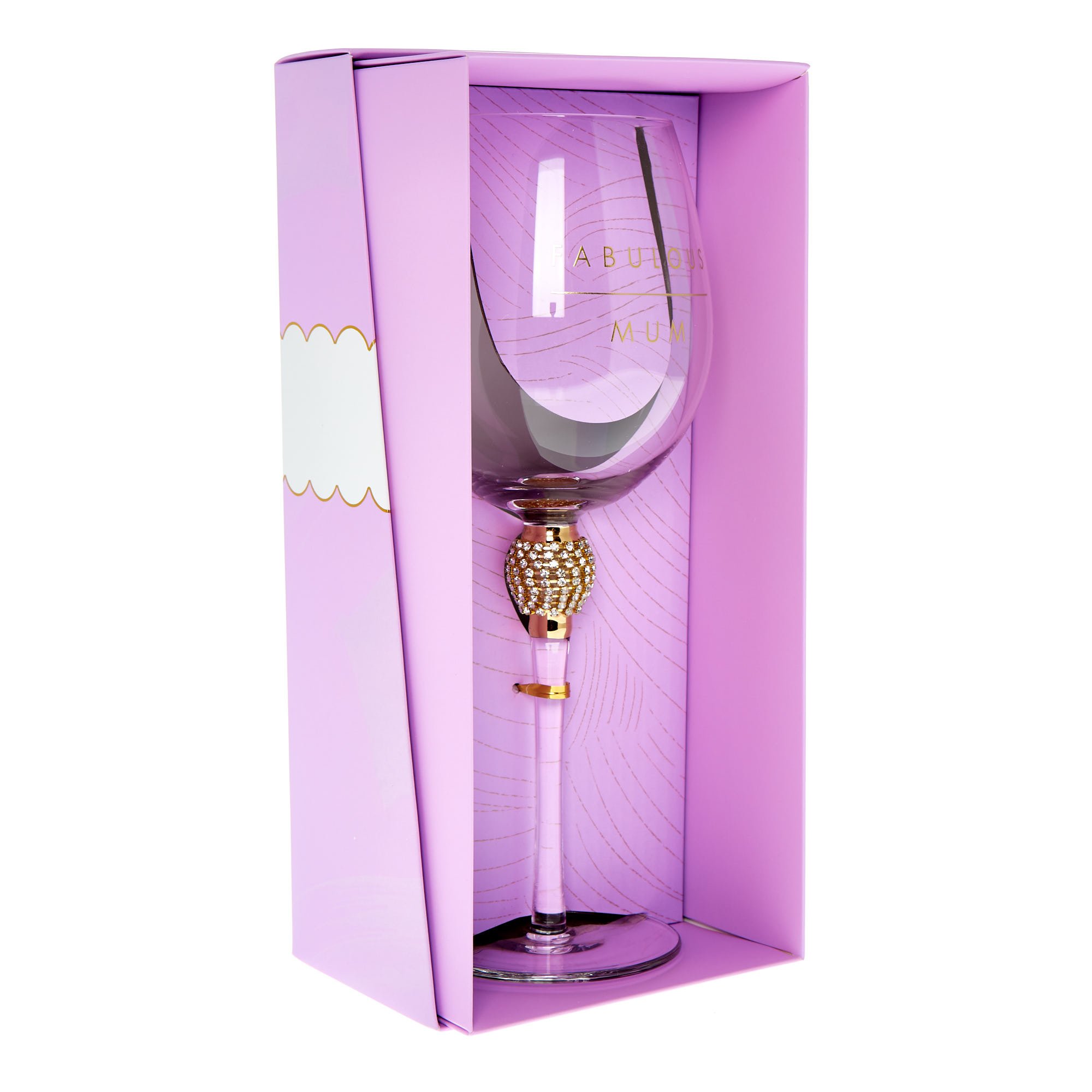 Fabulous Mum Wine Glass