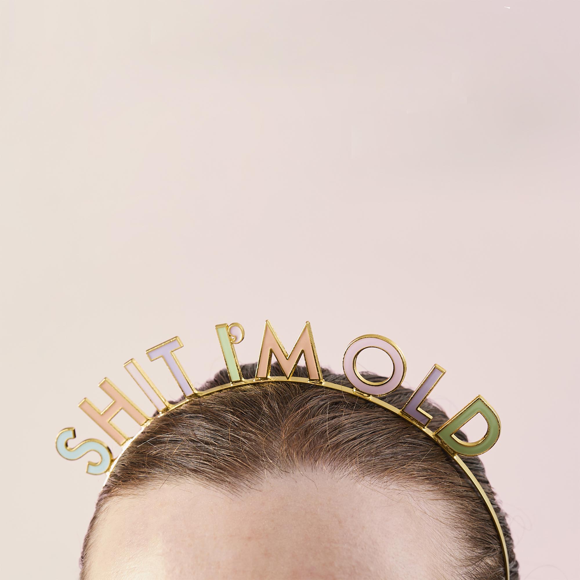 Image of Shit I'm Old Metal Headband