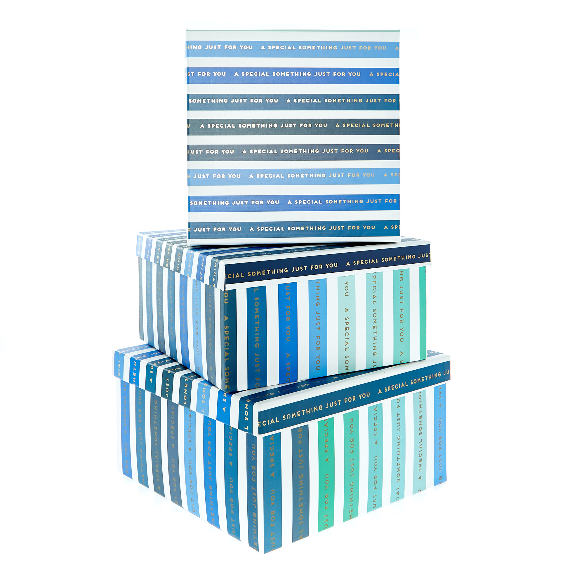 Blue Special Something Gift Boxes - Set Of 3