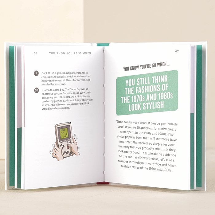 You Know You're 50 When Book