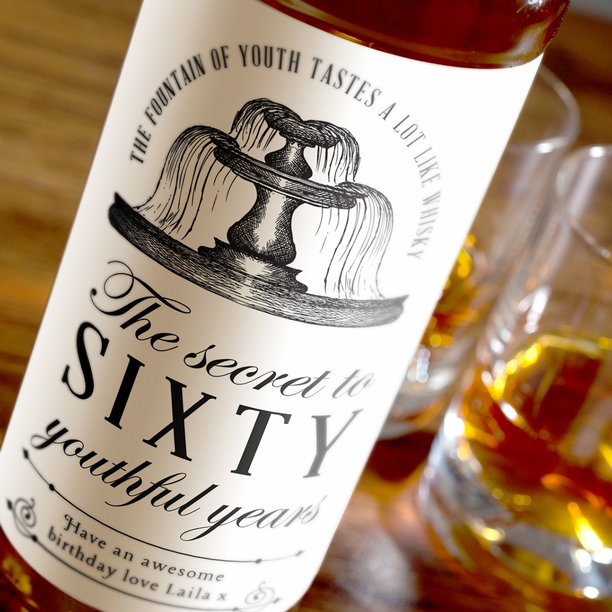 Personalised Malt Whisky - Fountain Of Youth 60