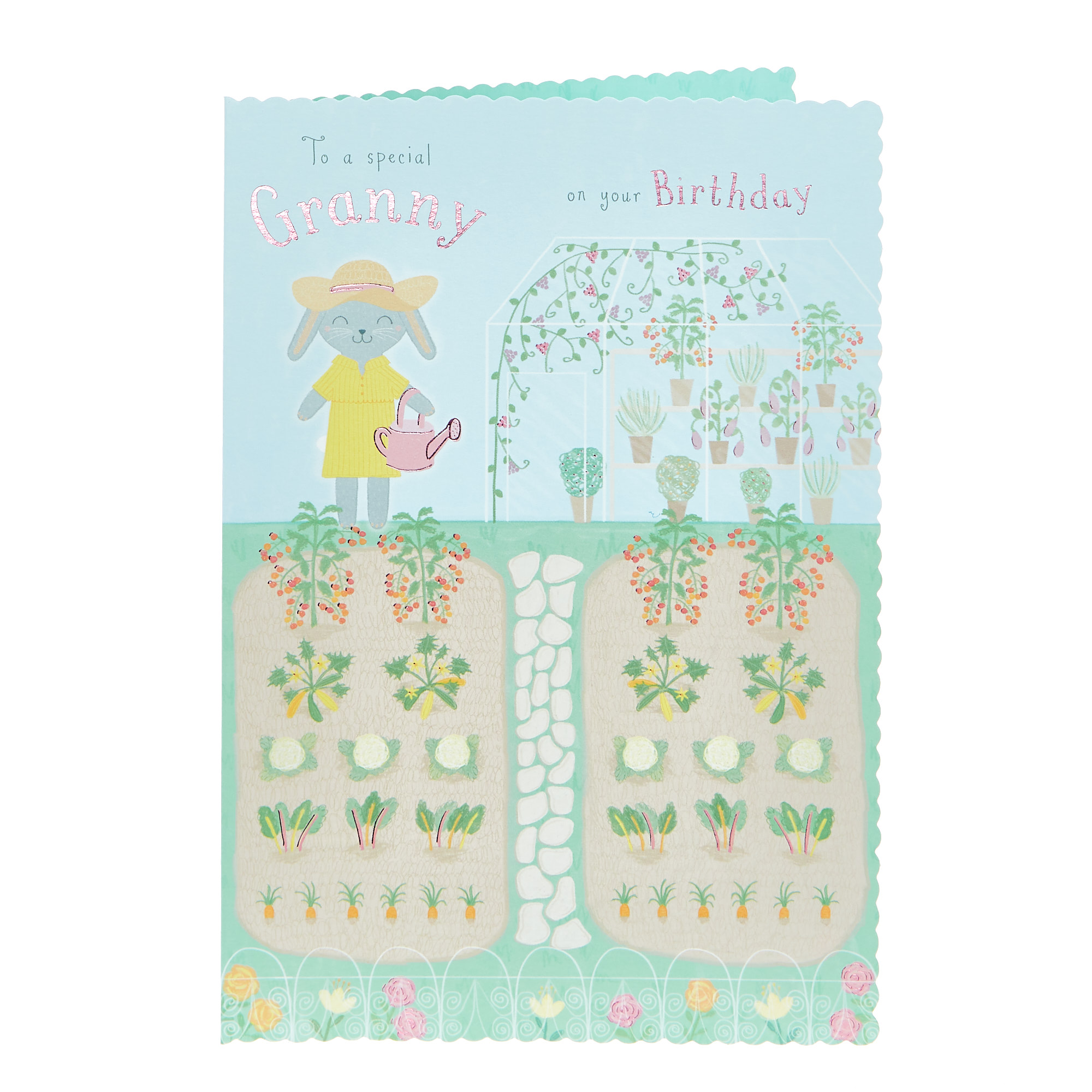 Birthday Card - Special Granny, Gardening
