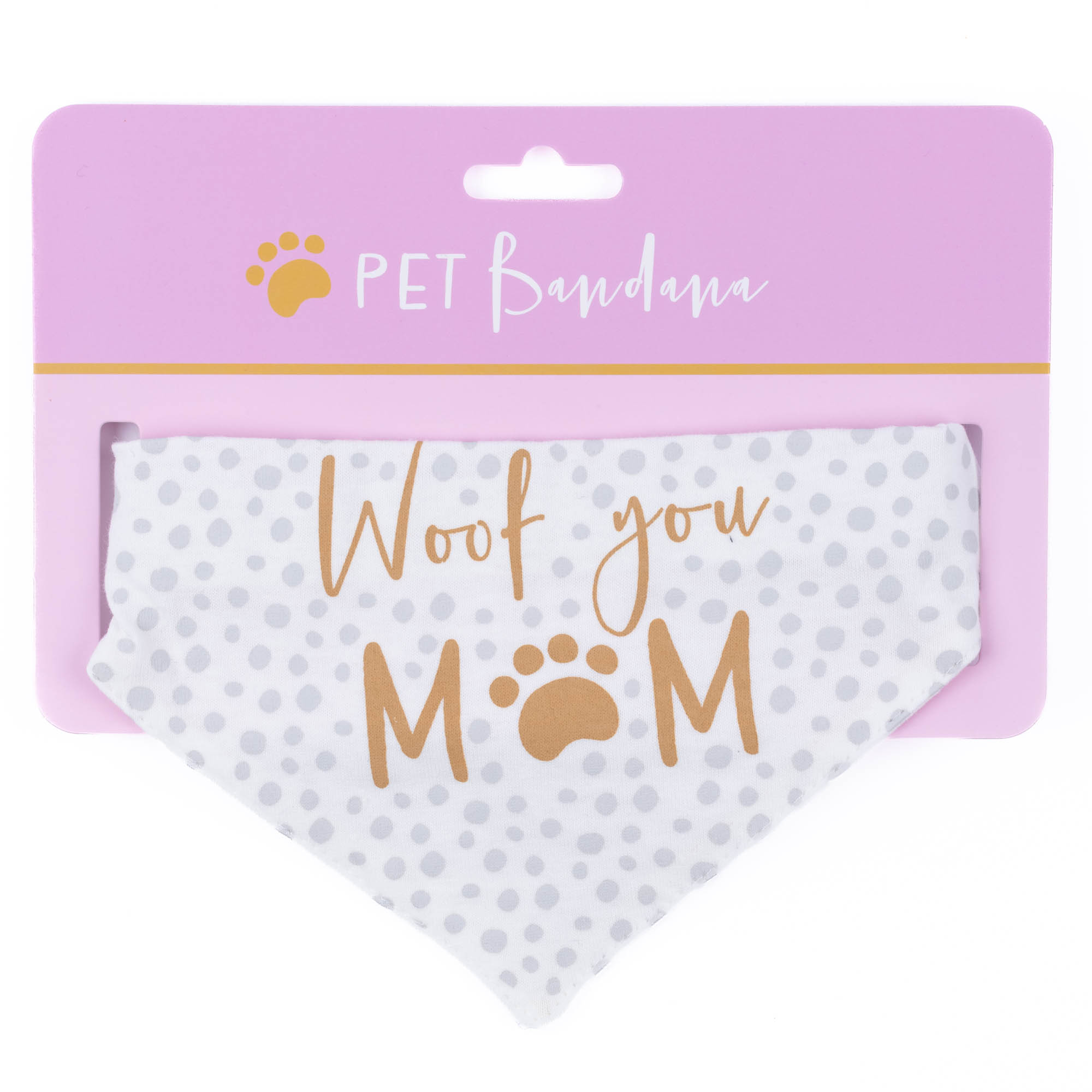 Woof You Mum Pet Bandana - Medium