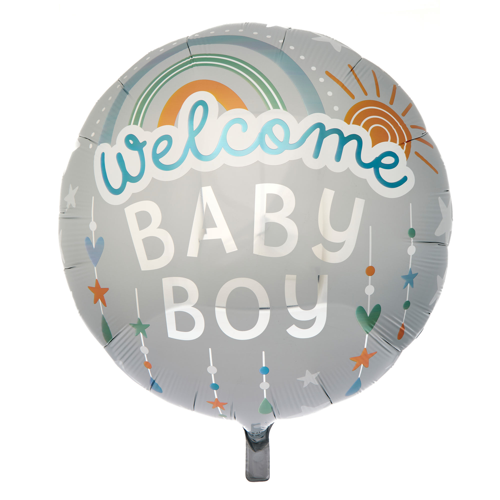 Welcome Baby Boy 31-Inch Foil Helium Balloon