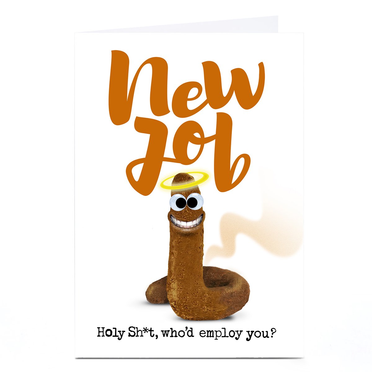 Personalised PG Quips New Job Card - Holy Sh*t