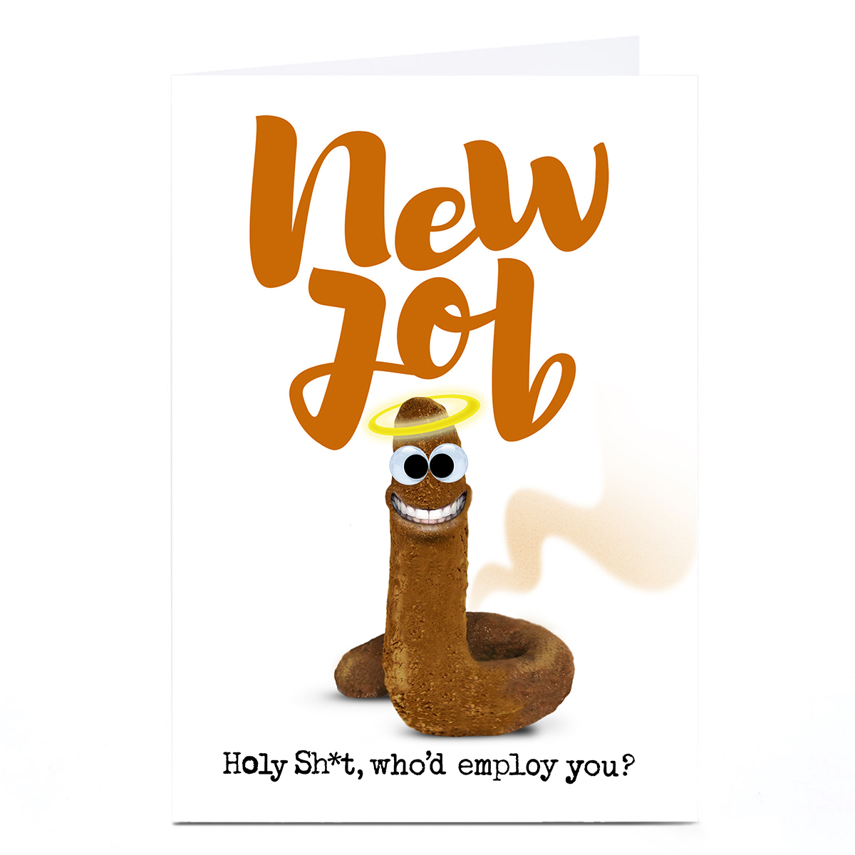 Personalised PG Quips New Job Card - Holy Sh*t