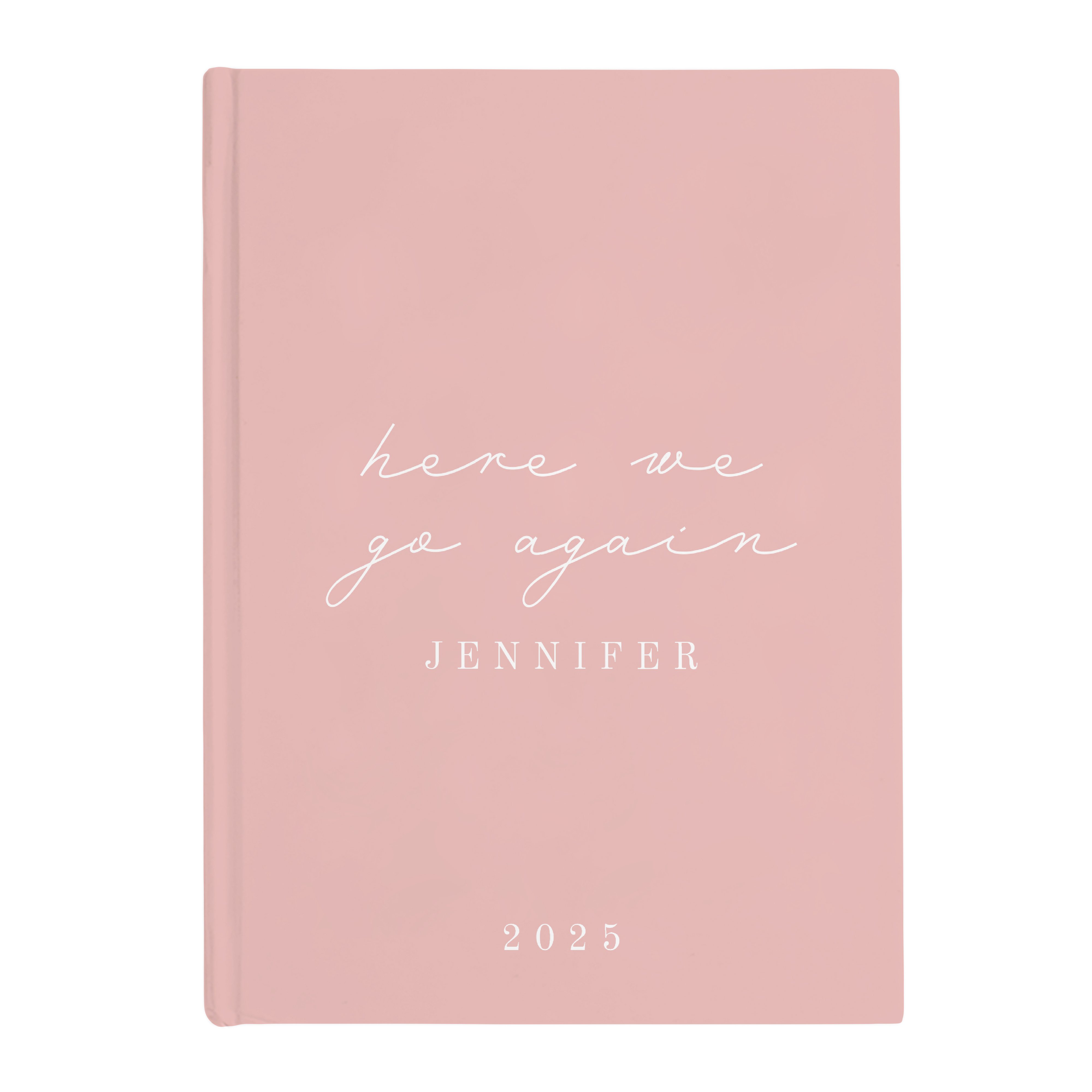 Personalised Diary - Here We Go Again