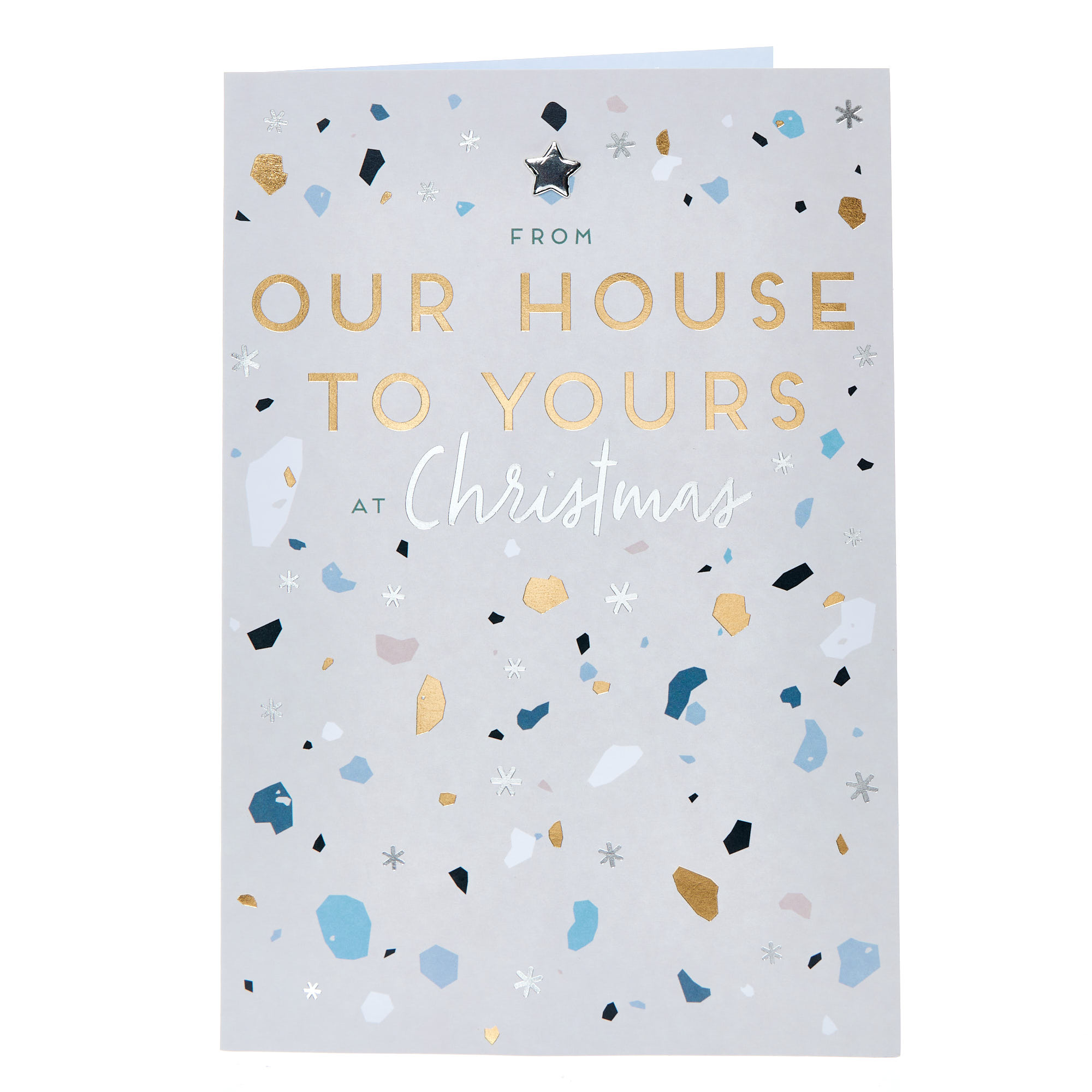 Our House To Your House Terrazzo Christmas Card
