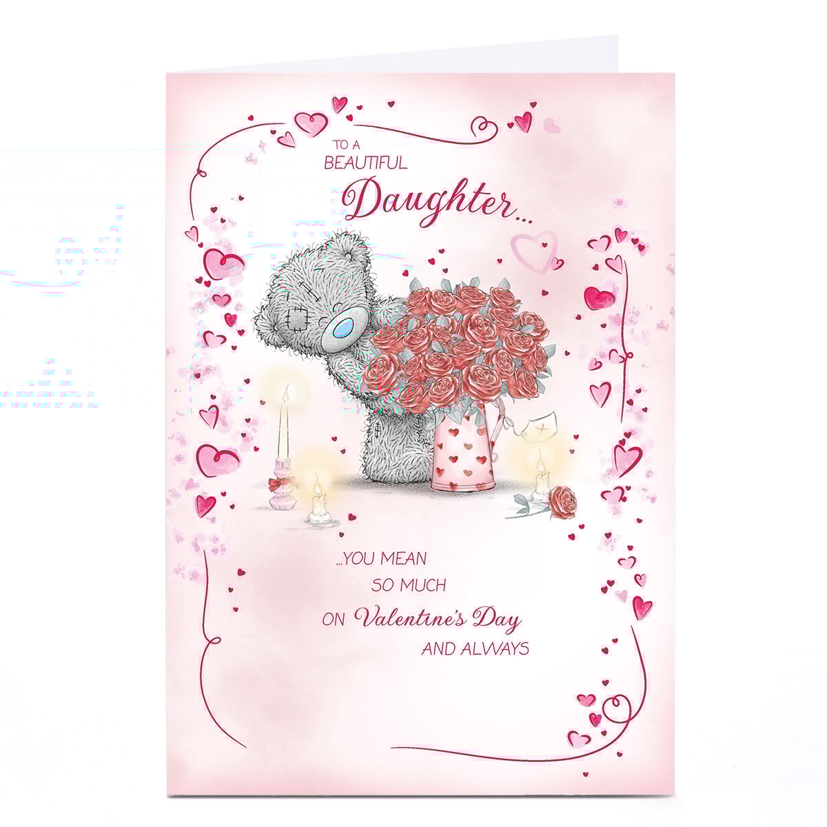Tatty Teddy Valentine's Day Card -Daughter 