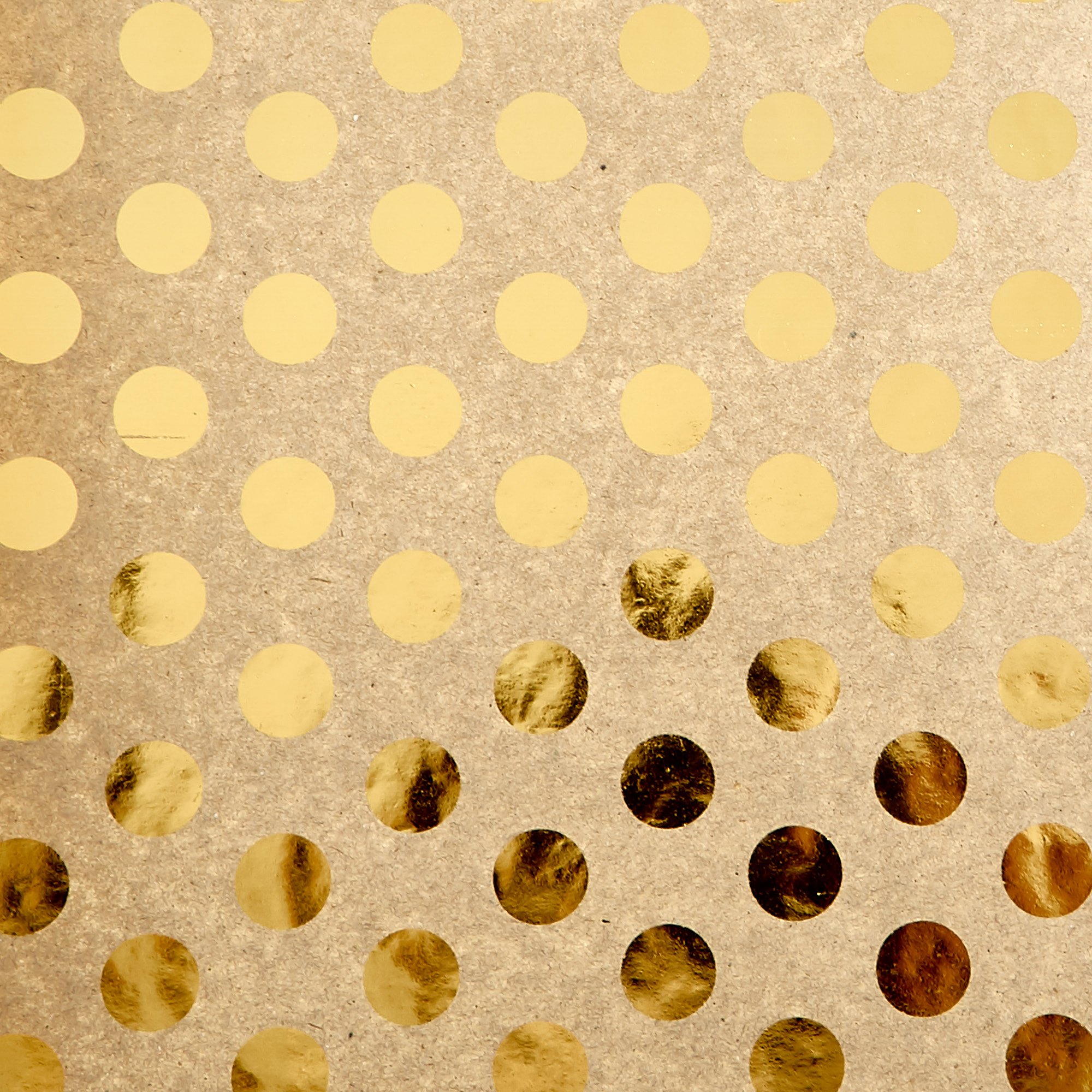 Gold Spots Wrapping Paper - 3 Metres  