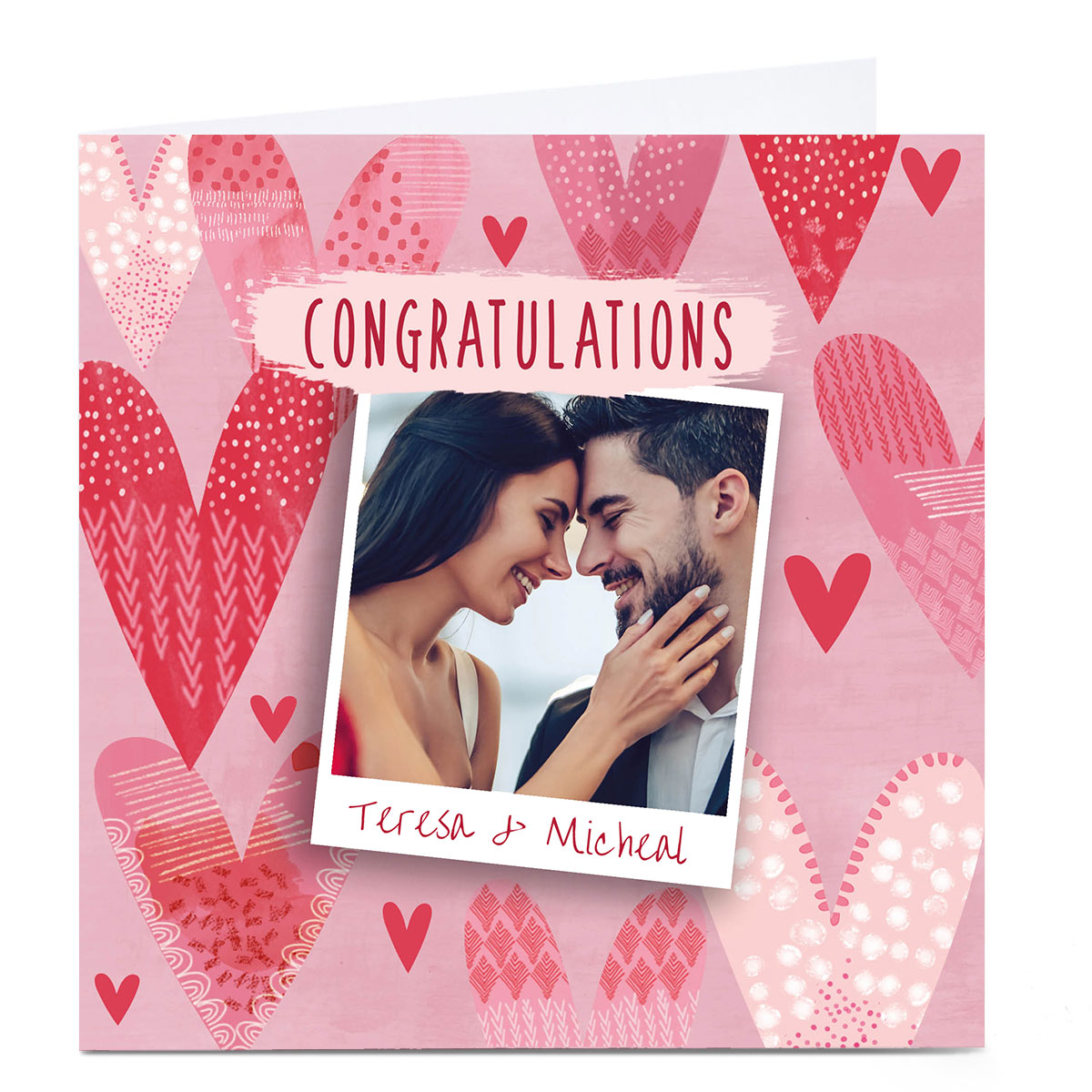 Personalised Emma Isaacs Photo Card - Congratulations 