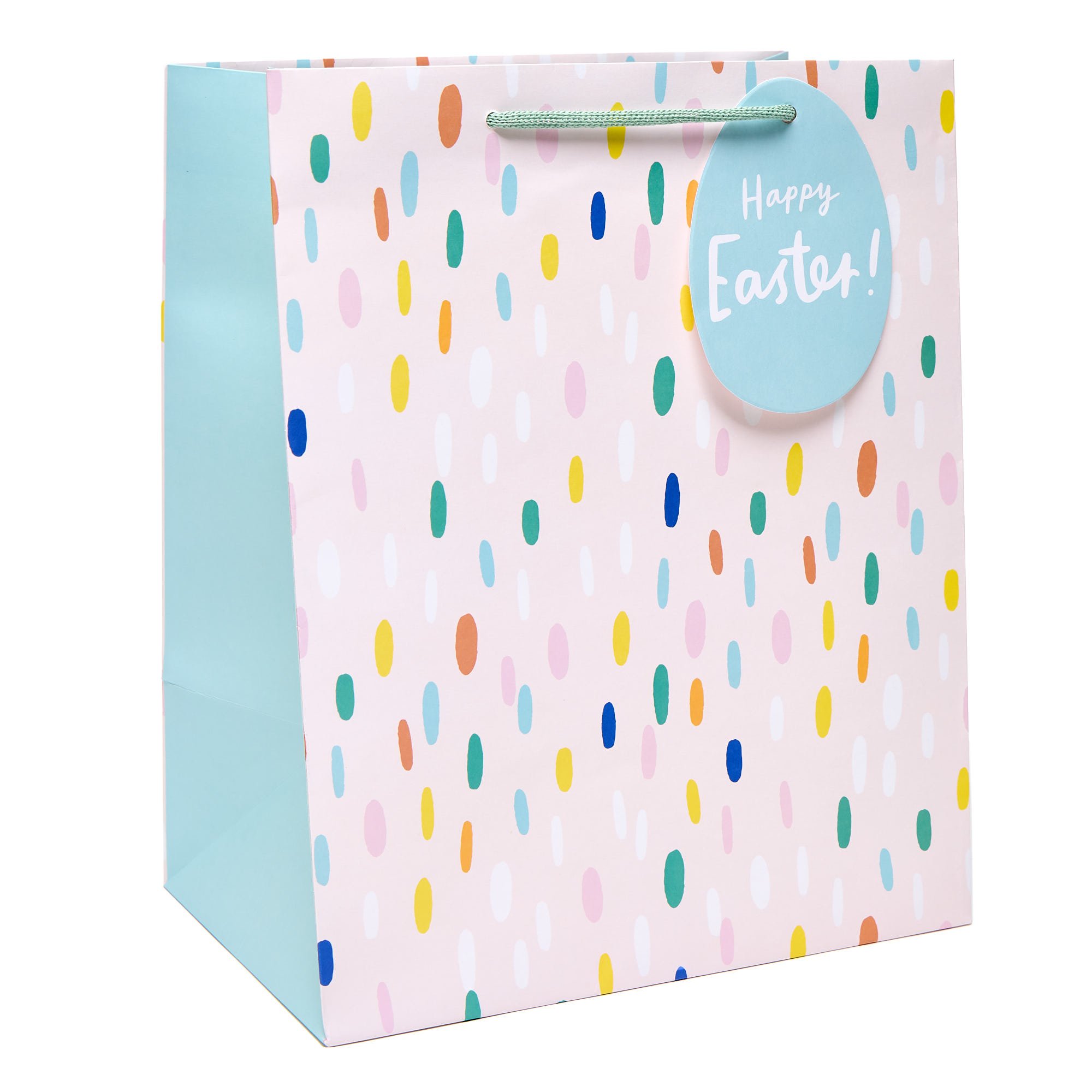 Happy Easter Pattern Large Portrait Gift Bag