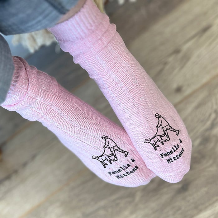 Dog and Owner Personalised Walking Socks