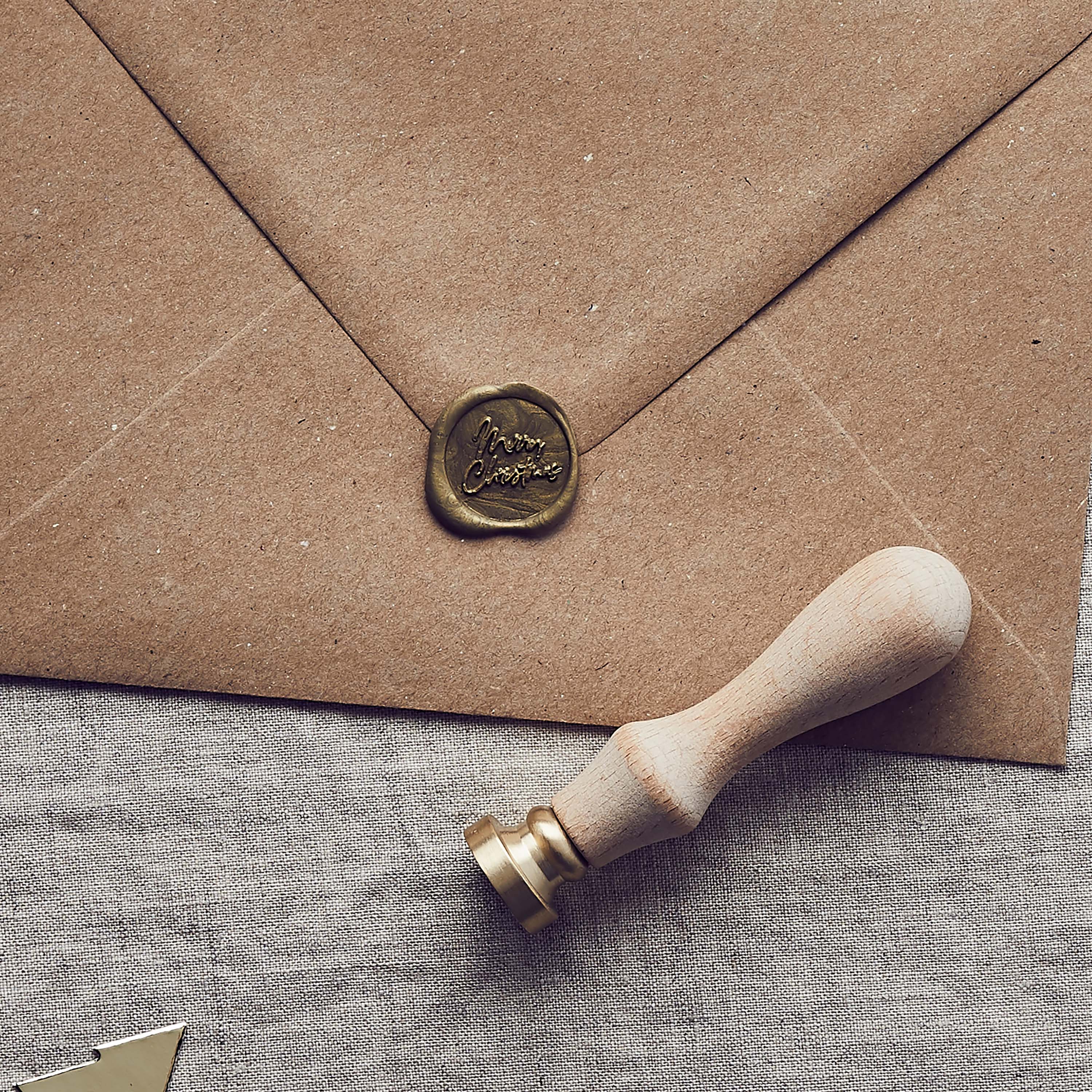 Merry Christmas Wax Seal Stamp