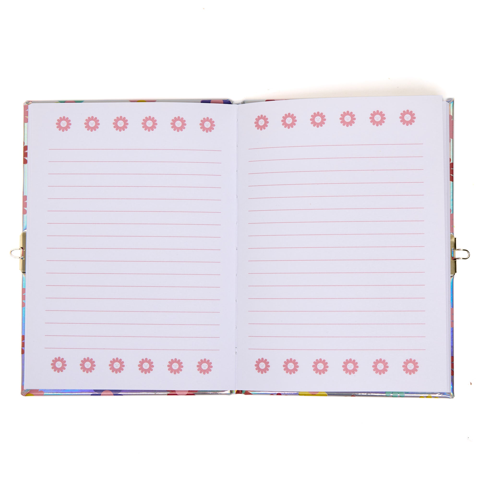 Smiley Floral Secret Diary