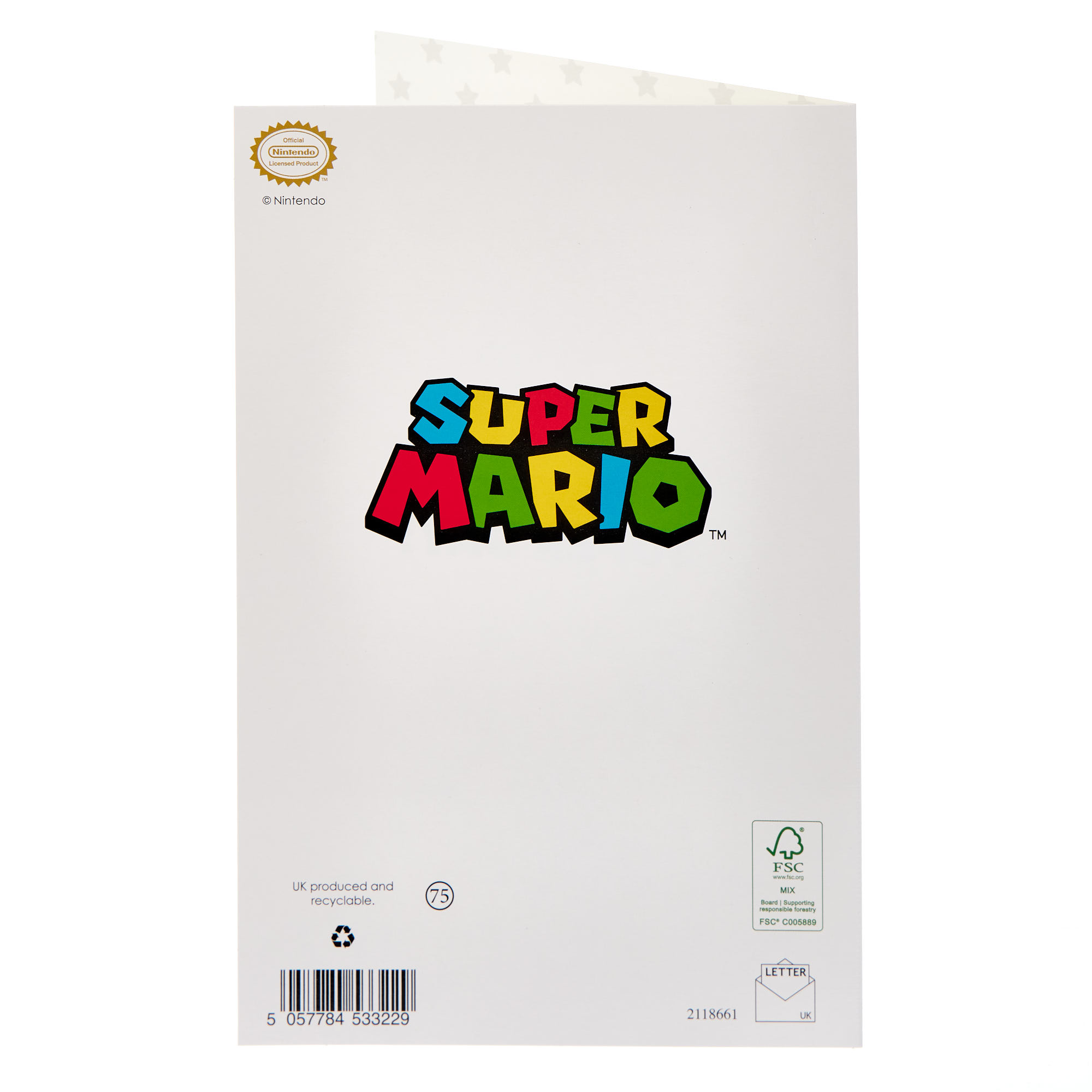Super Mario Any Recipient Father's Day Card