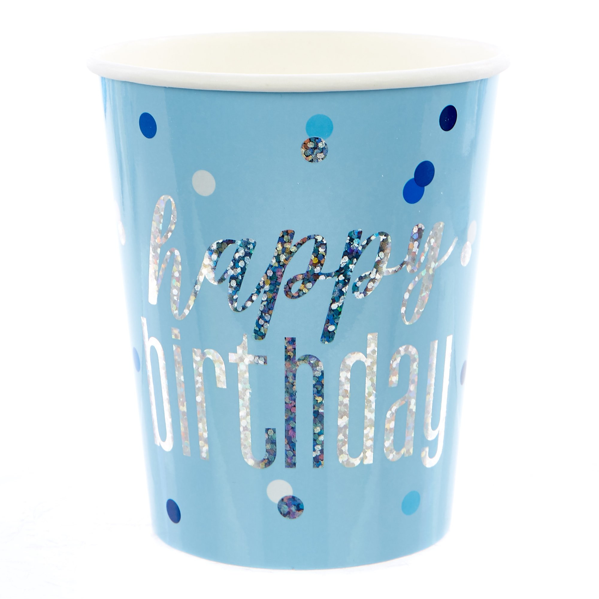 Blue 50th Birthday Party Tableware & Decorations Bundle - 16 Guests